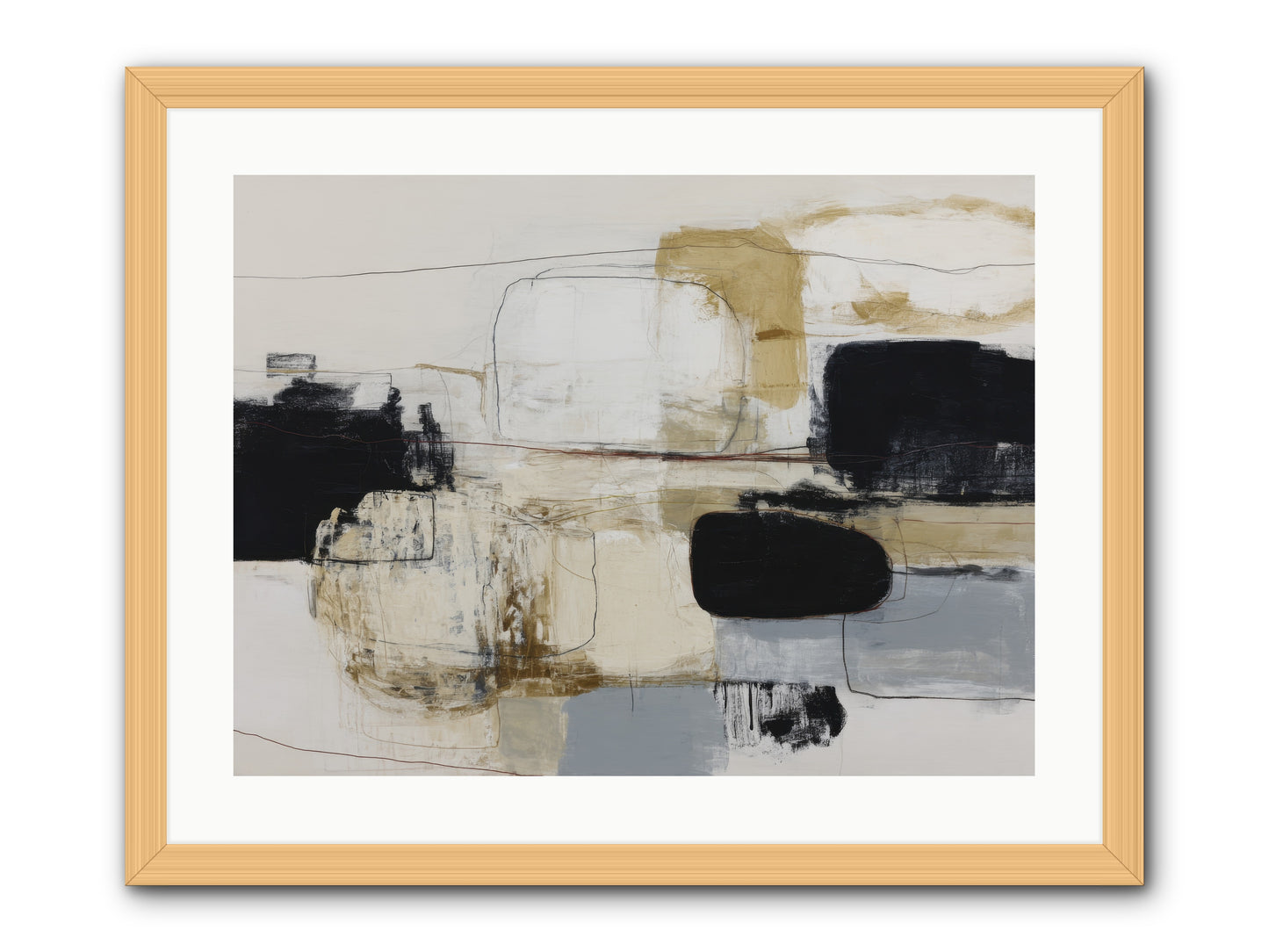 Quiet Revolution -- Framed Print - Natural 24x18