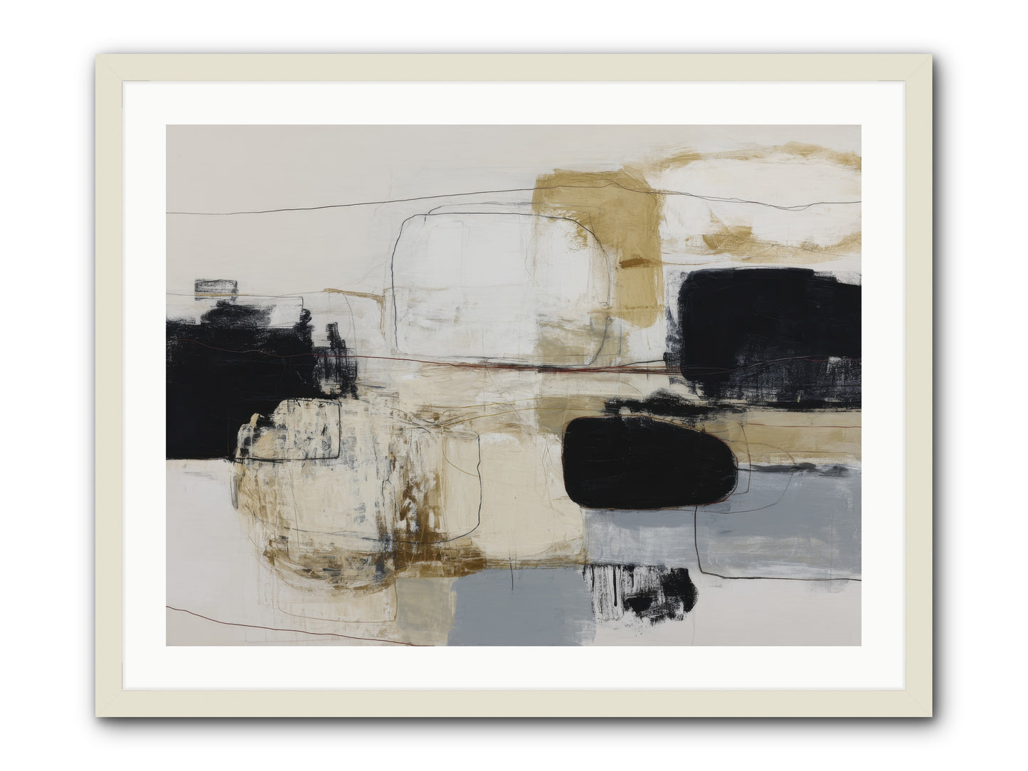 Quiet Revolution -- Framed Print - White 32x24
