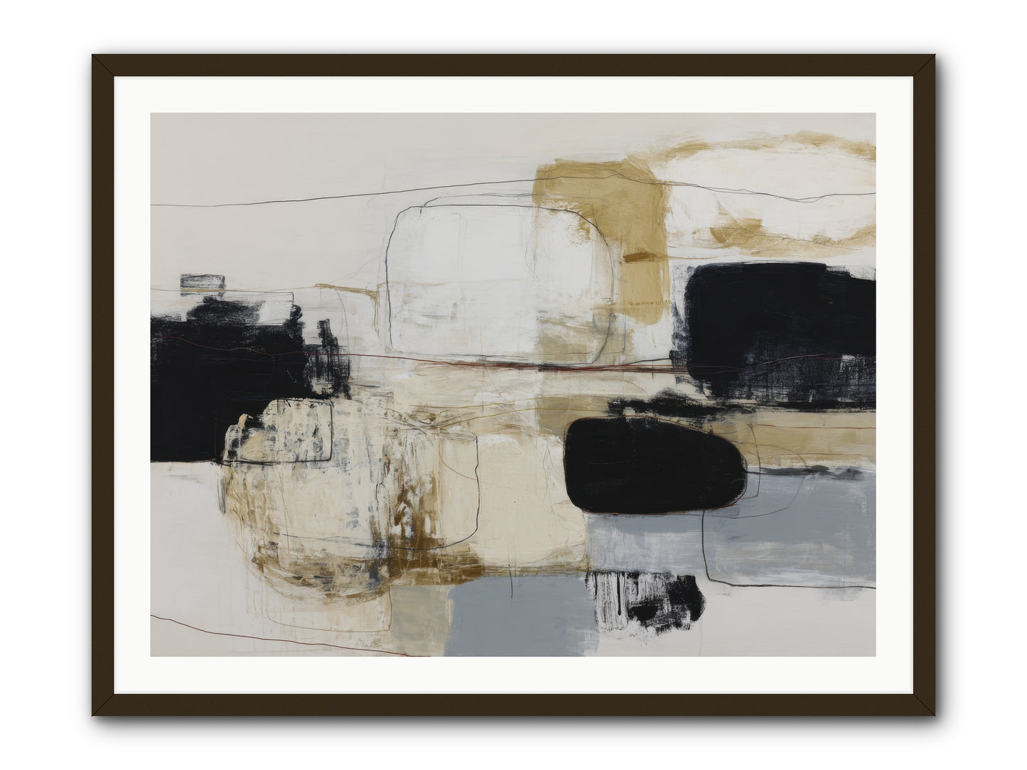 Quiet Revolution -- Framed Print - Black 40x30