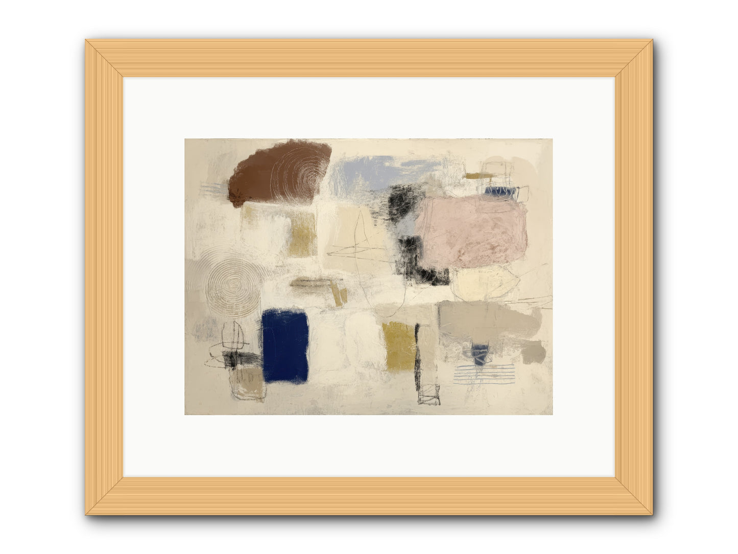 Quiet Ritual -- Framed Print - Natural 12x9