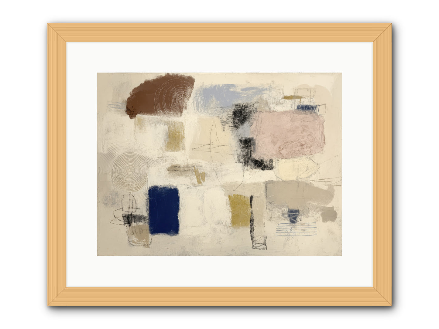 Quiet Ritual -- Framed Print - Natural 16x12