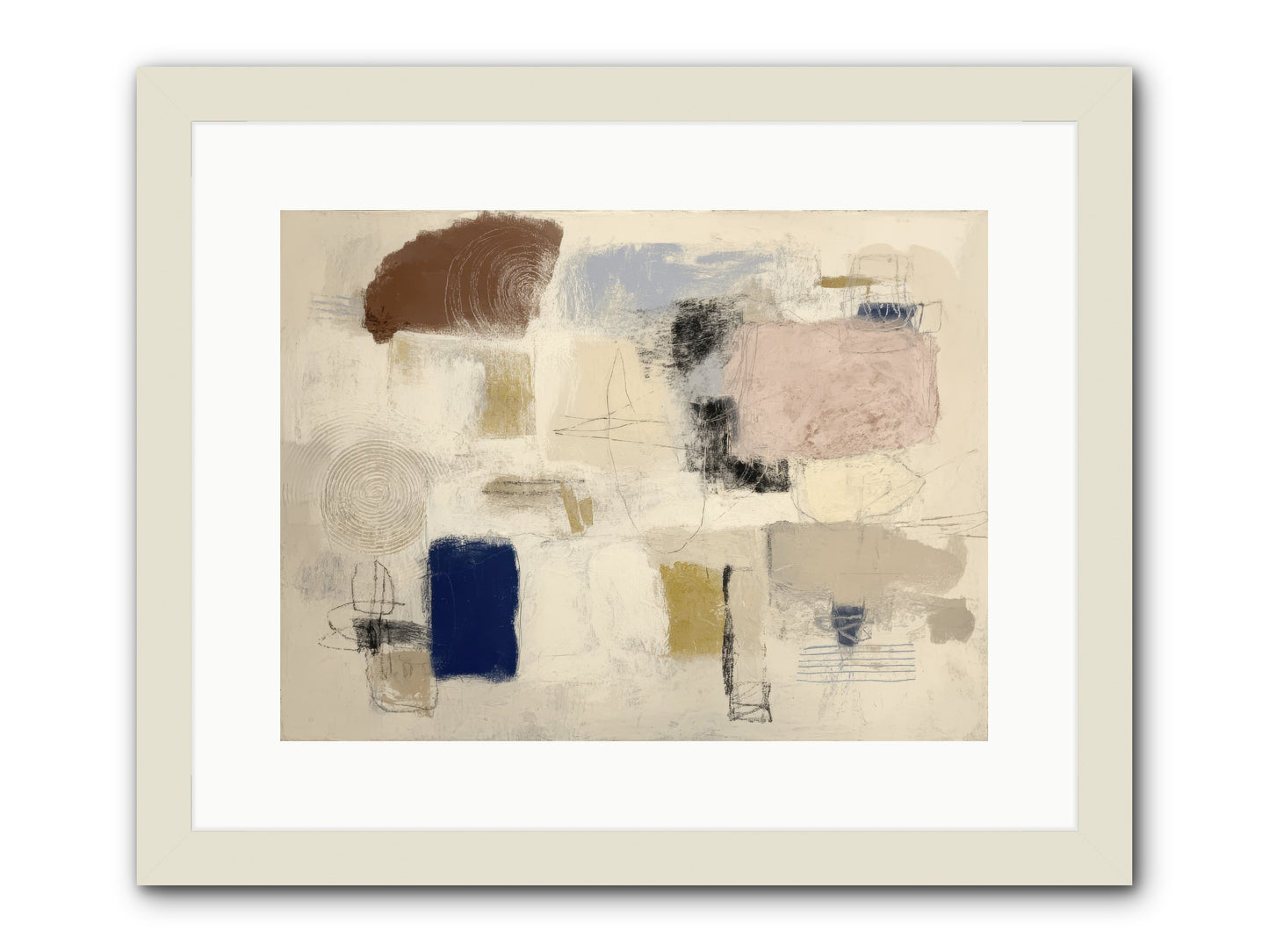 Quiet Ritual -- Framed Print - White 16x12