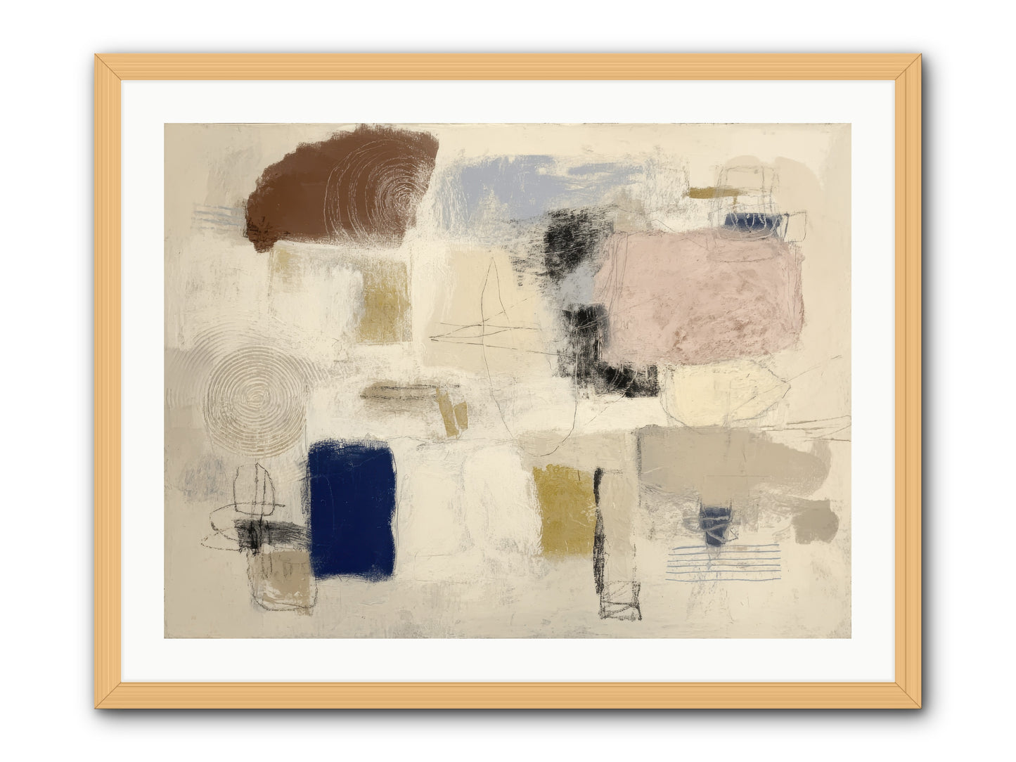 Quiet Ritual -- Framed Print - Natural 32x24