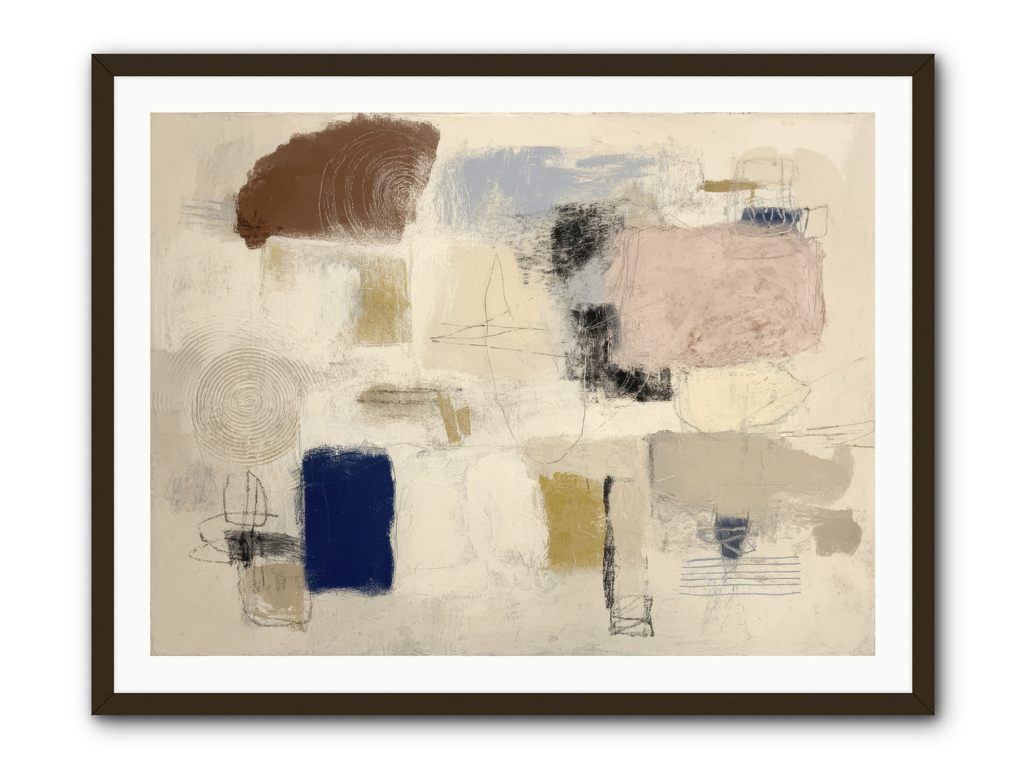 Quiet Ritual -- Framed Print - Black 40x30