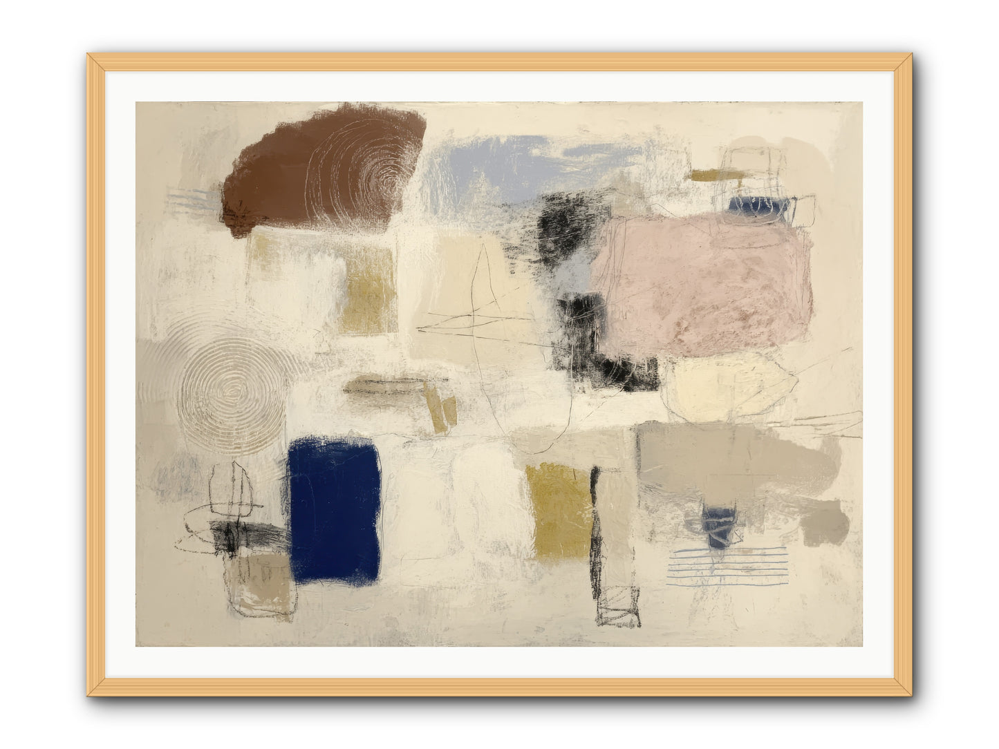 Quiet Ritual -- Framed Print - Natural 48x36