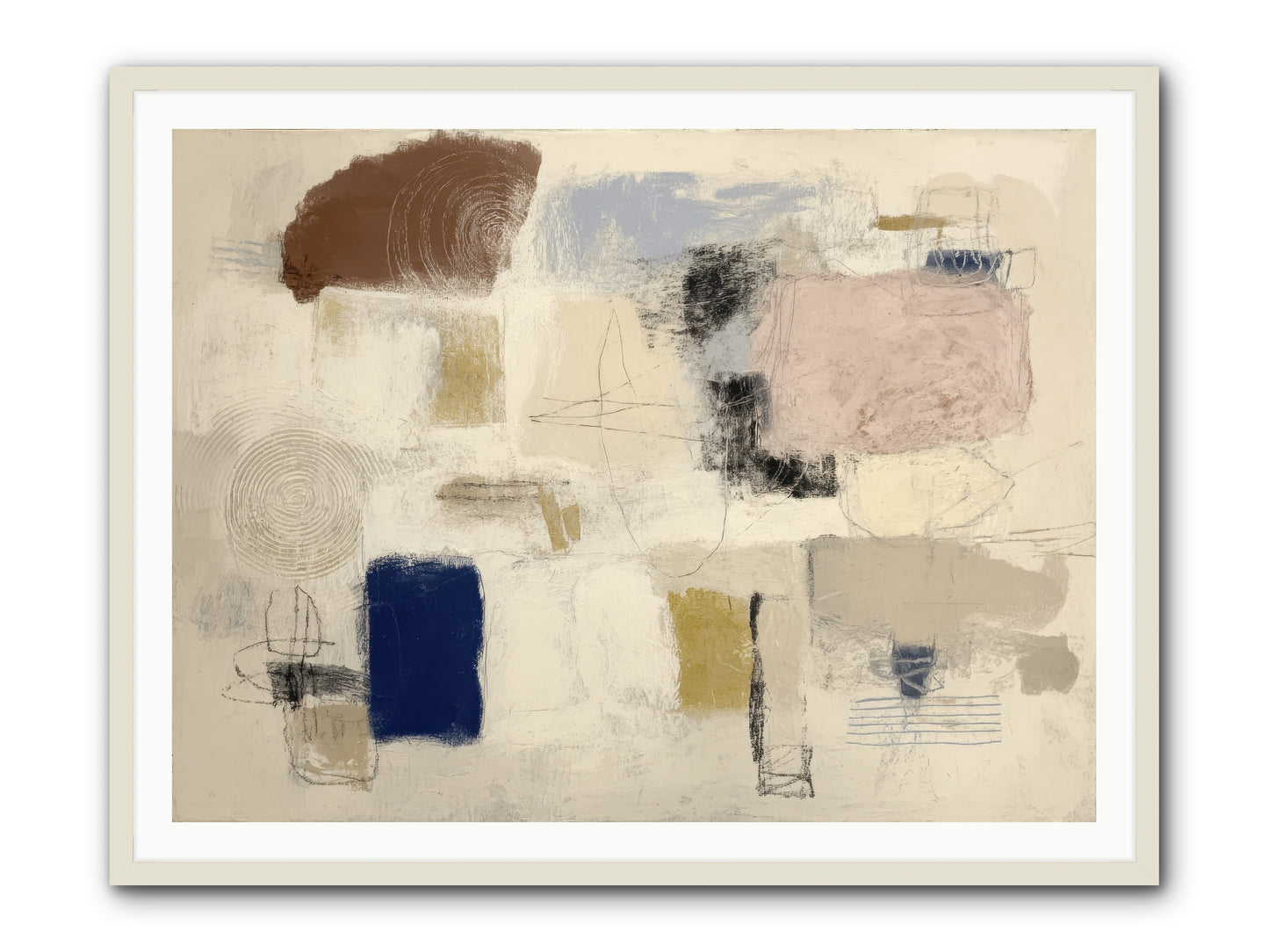 Quiet Ritual -- Framed Print - White 48x36
