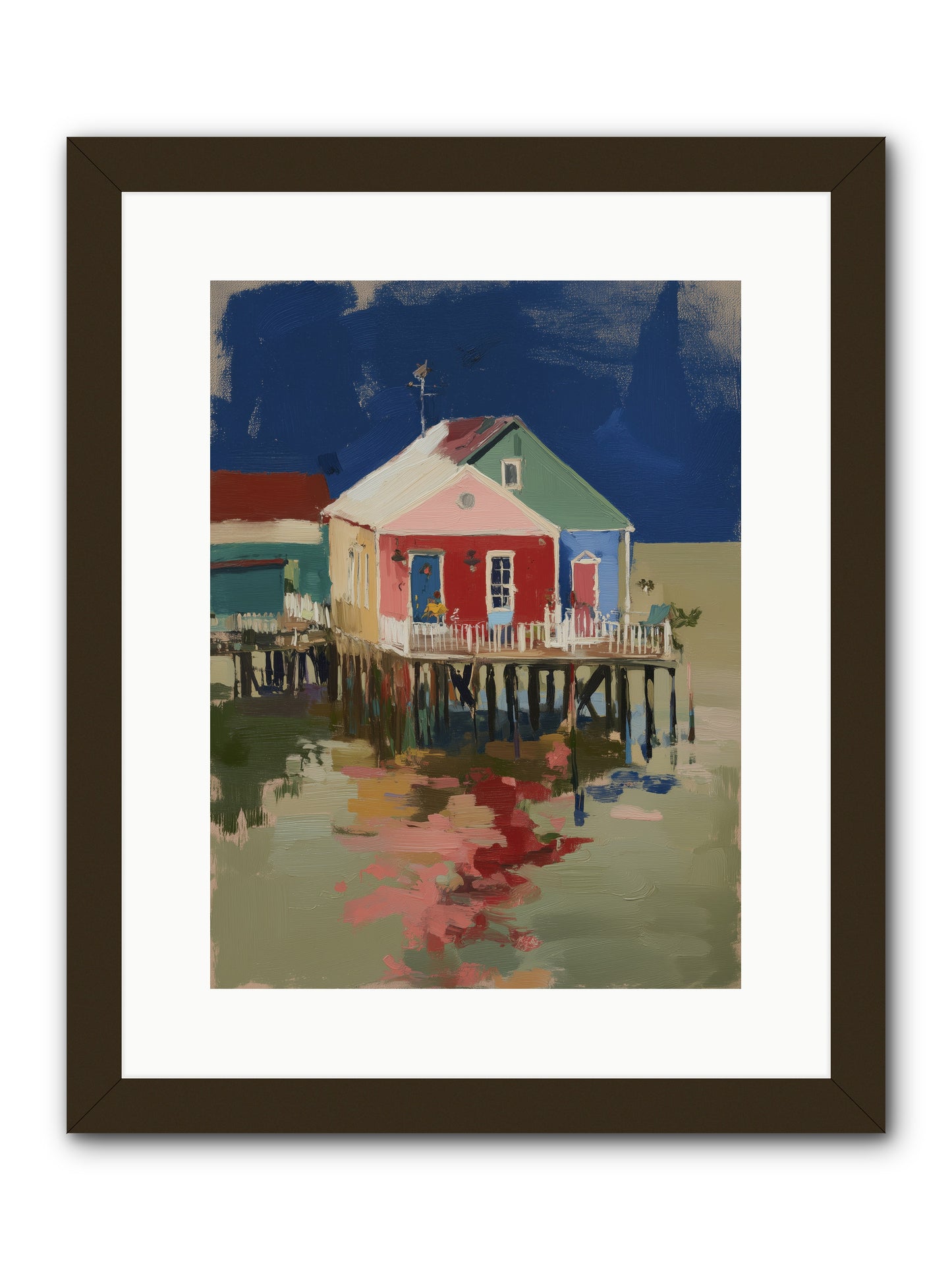 Quiet Spirits -- Framed Print - Black 12x16