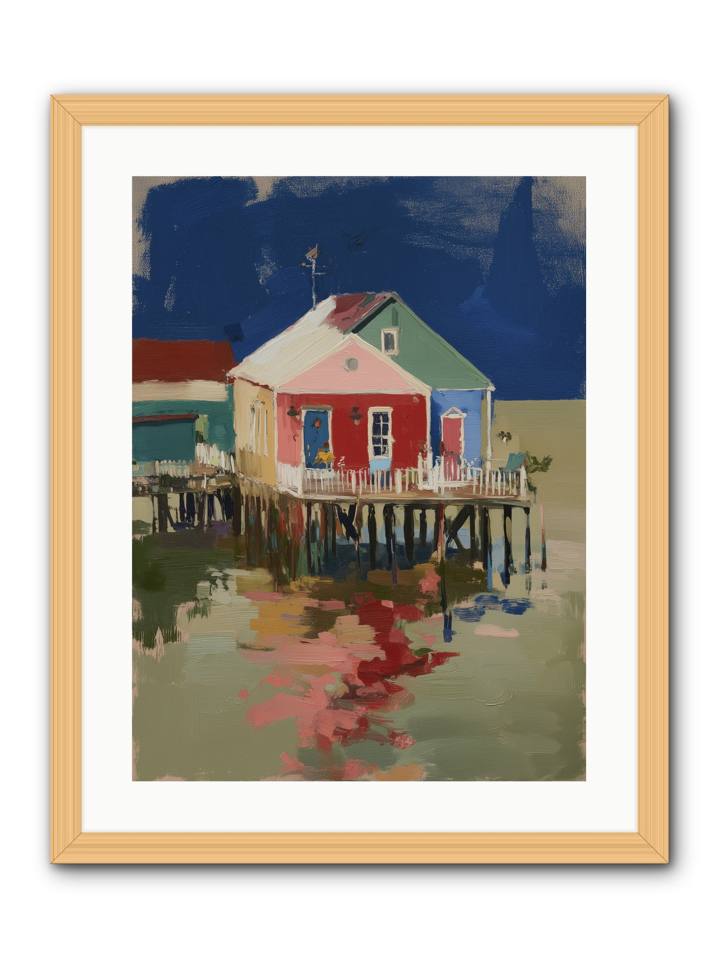 Quiet Spirits -- Framed Print - Natural 18x24