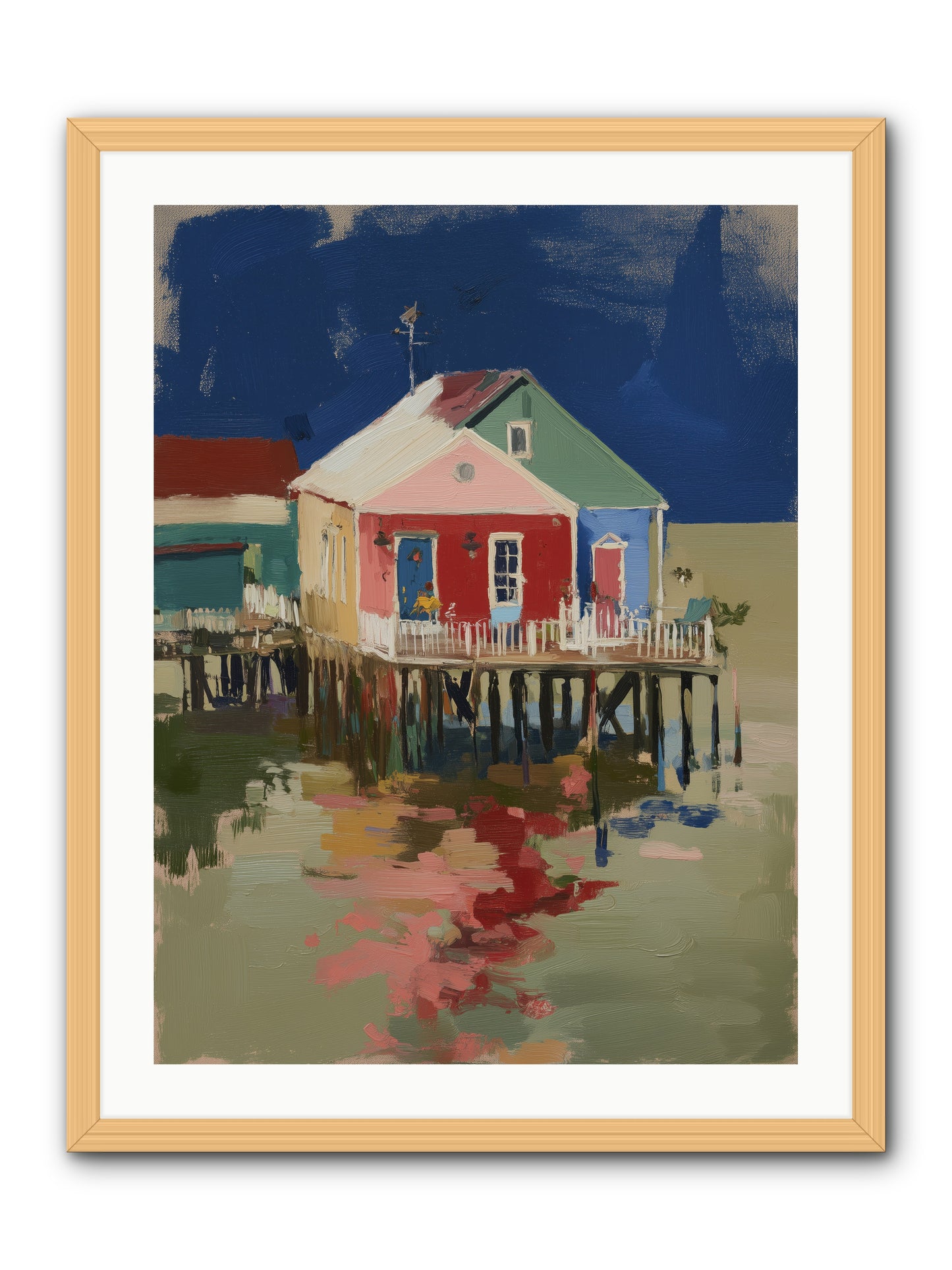 Quiet Spirits -- Framed Print - Natural 24x32