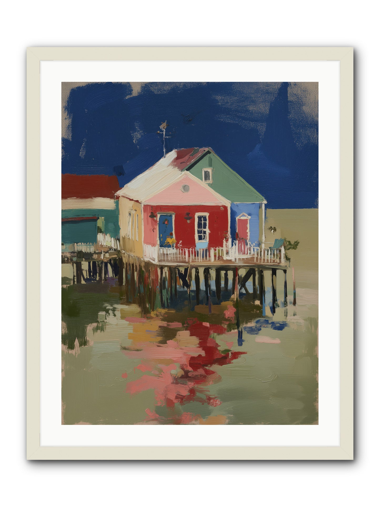 Quiet Spirits -- Framed Print - White 24x32