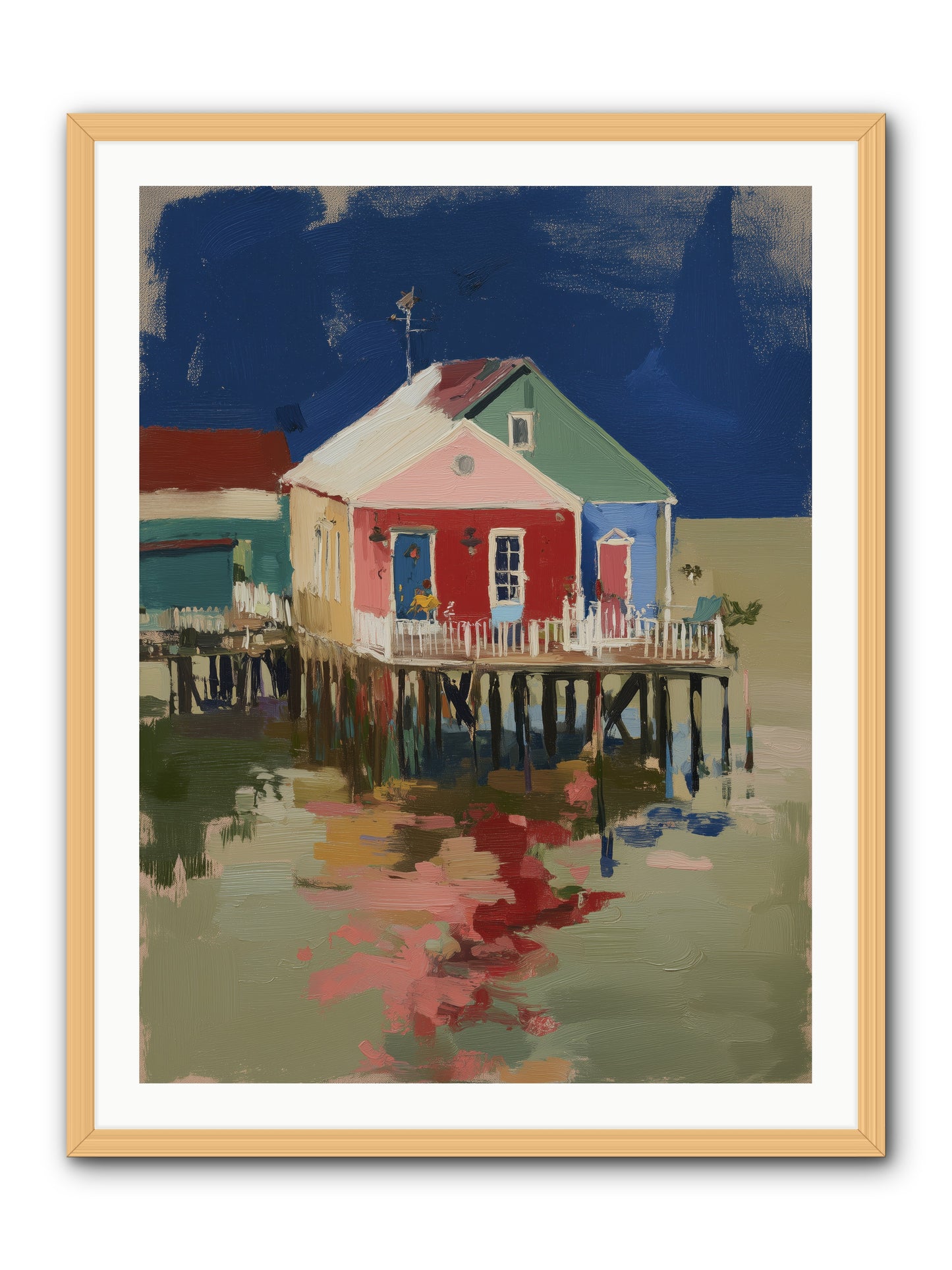Quiet Spirits -- Framed Print - Natural 30x40