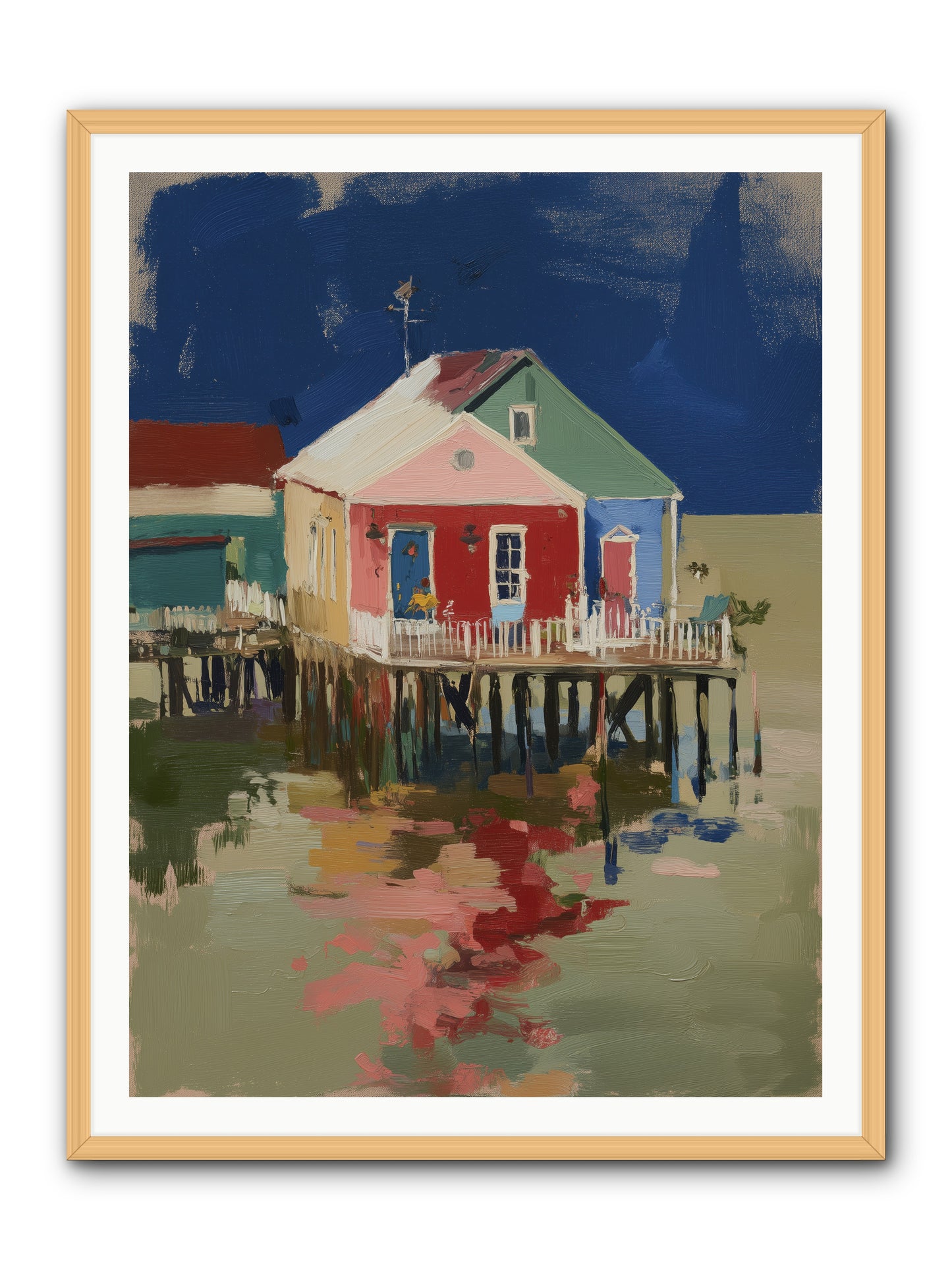 Quiet Spirits -- Framed Print - Natural 36x48