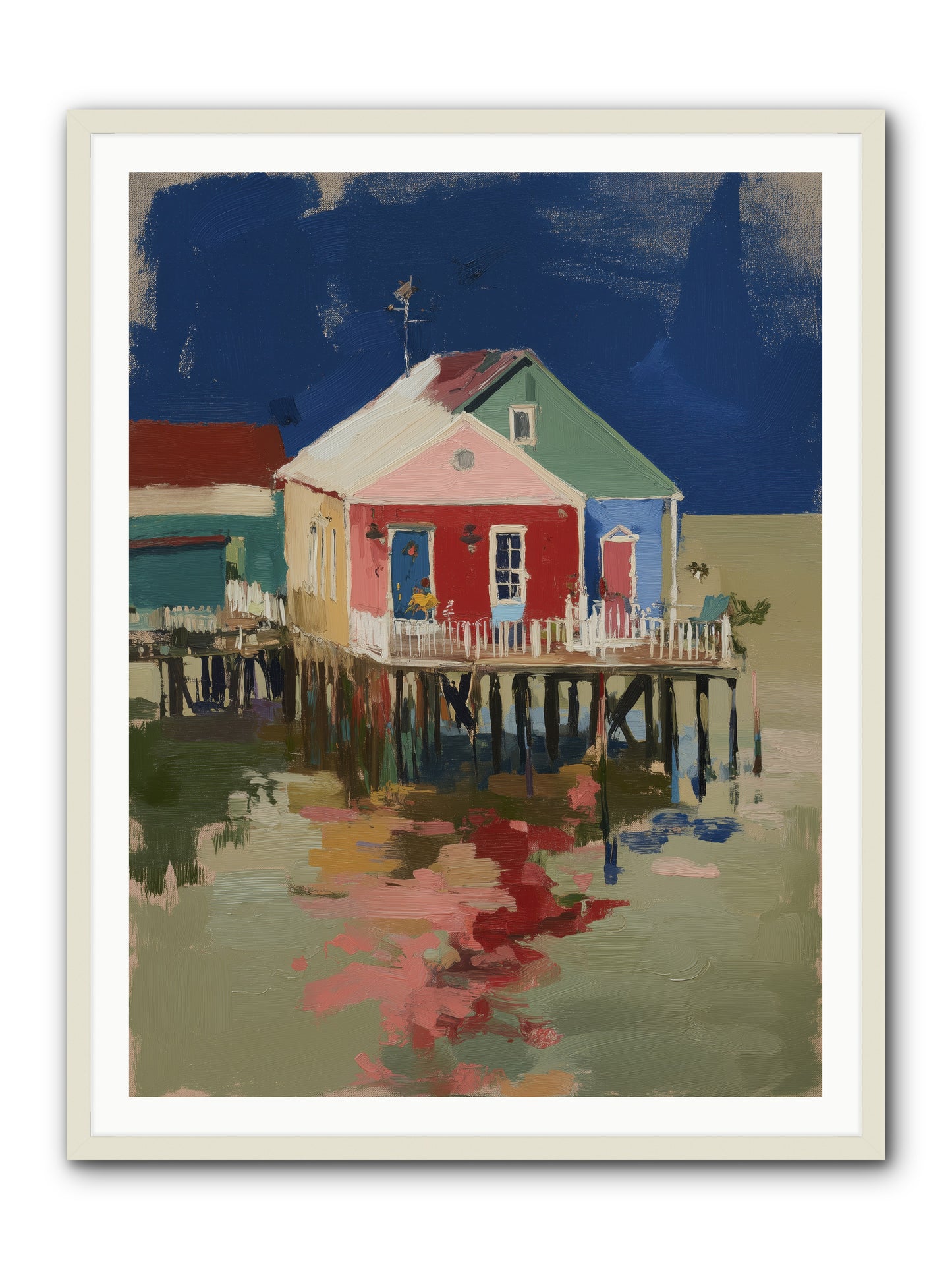 Quiet Spirits -- Framed Print - White 36x48