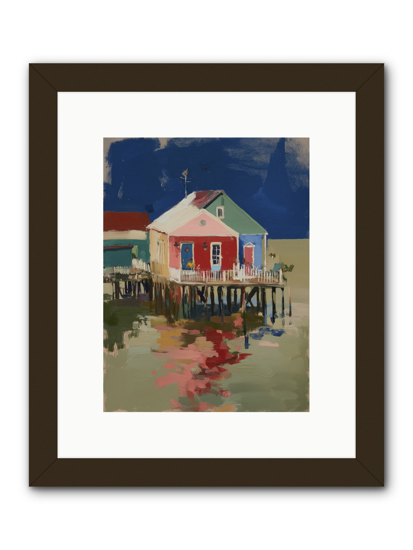 Quiet Spirits -- Framed Print - Black 9x12