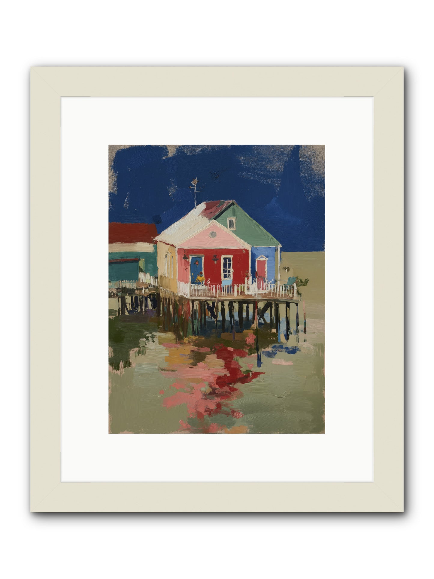 Quiet Spirits -- Framed Print - White 9x12