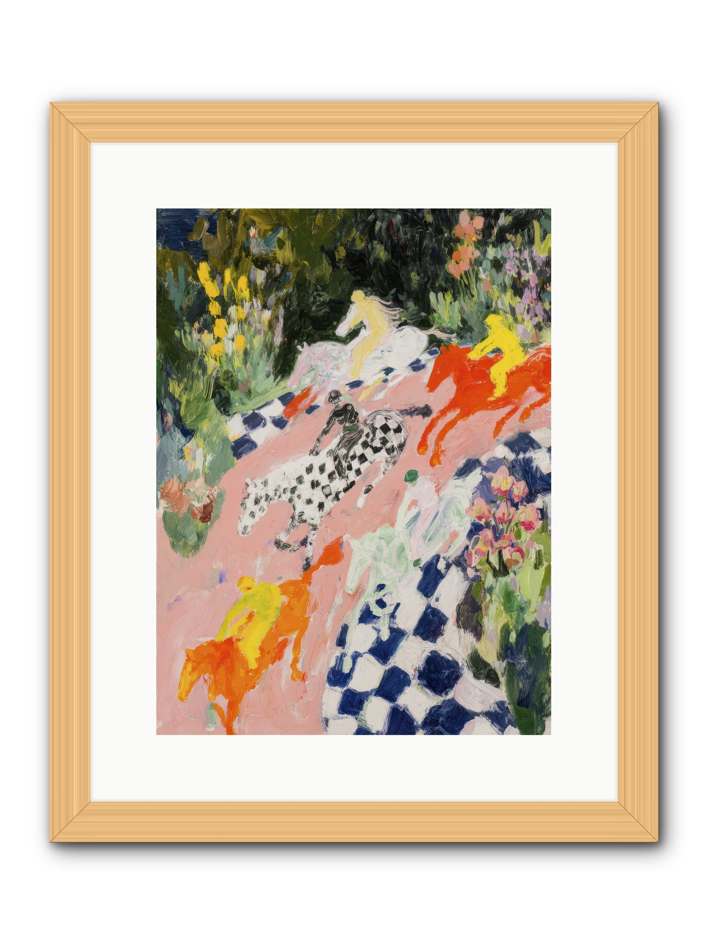 Quiet Storm -- Framed Print - Natural 12x16