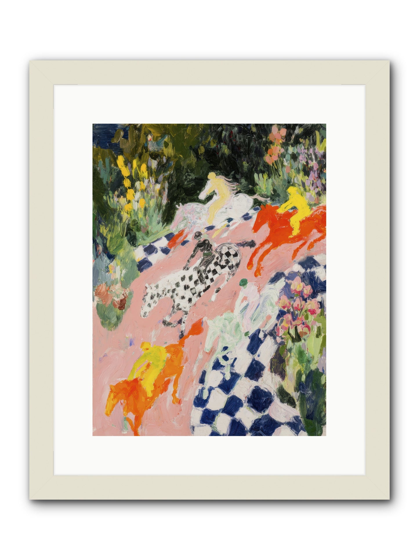 Quiet Storm -- Framed Print - White 12x16