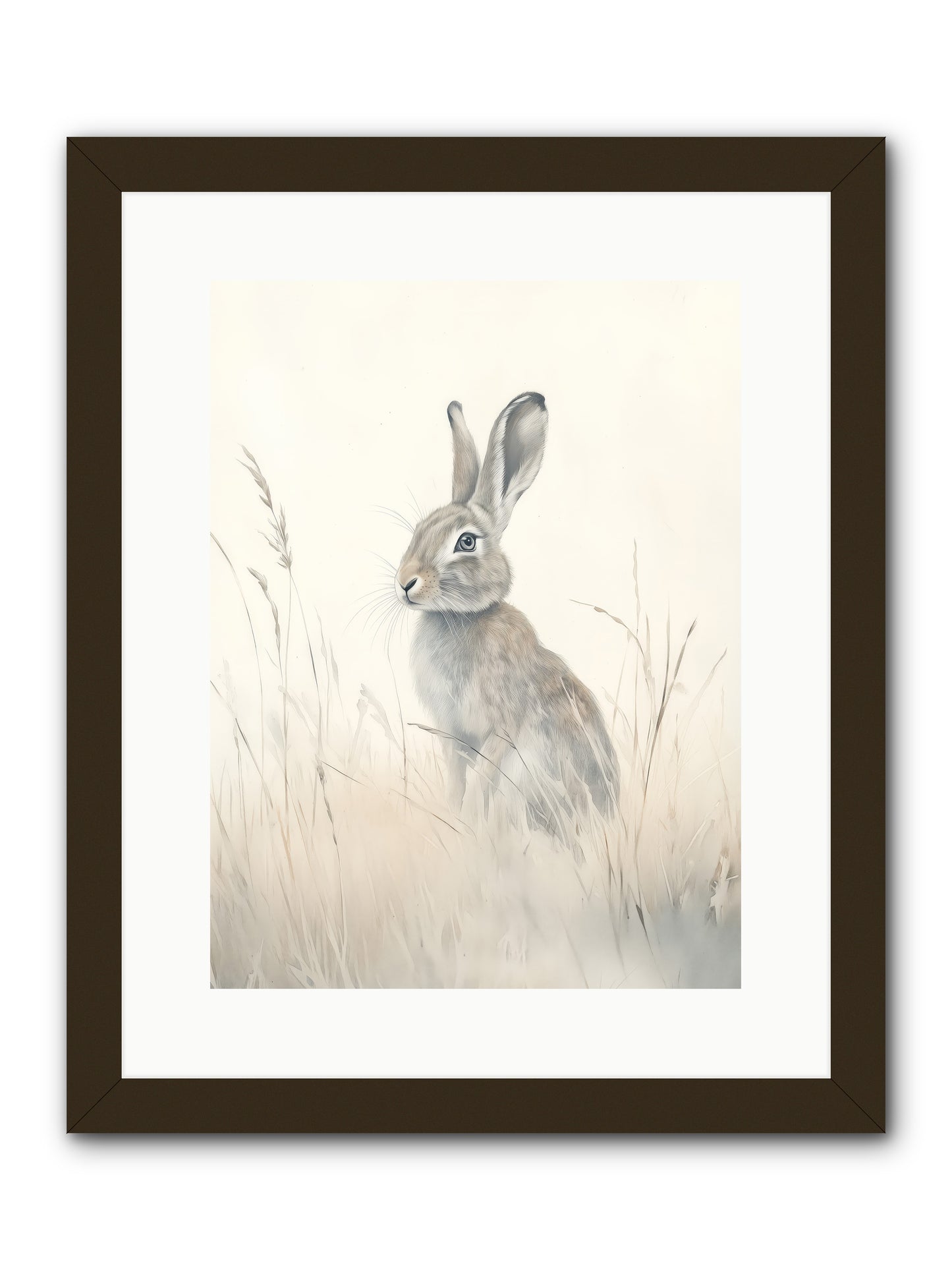 Quiet Visitor -- Framed Print - Black 12x16