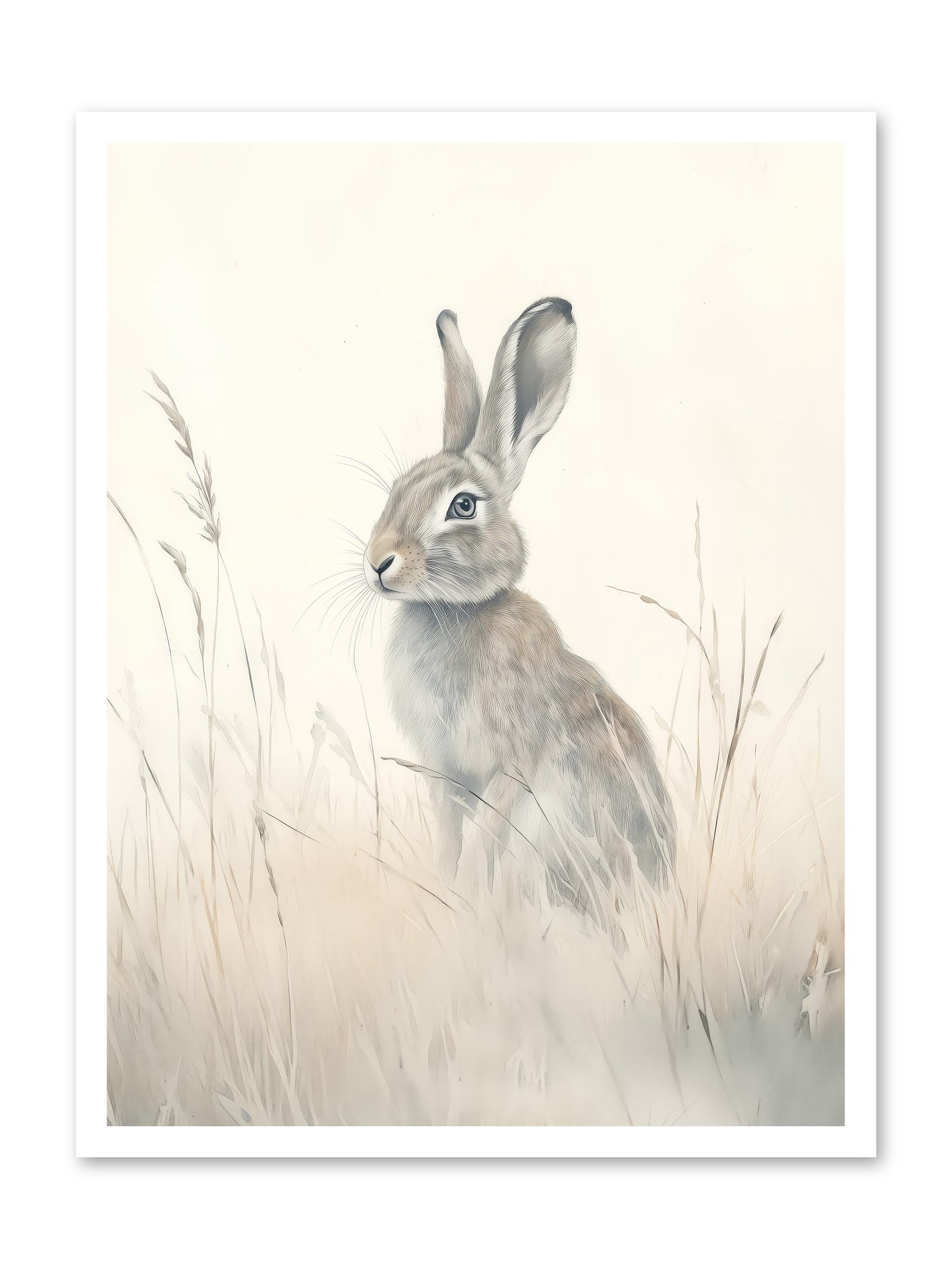 Quiet Visitor -- Loose Canvas Print 24x32