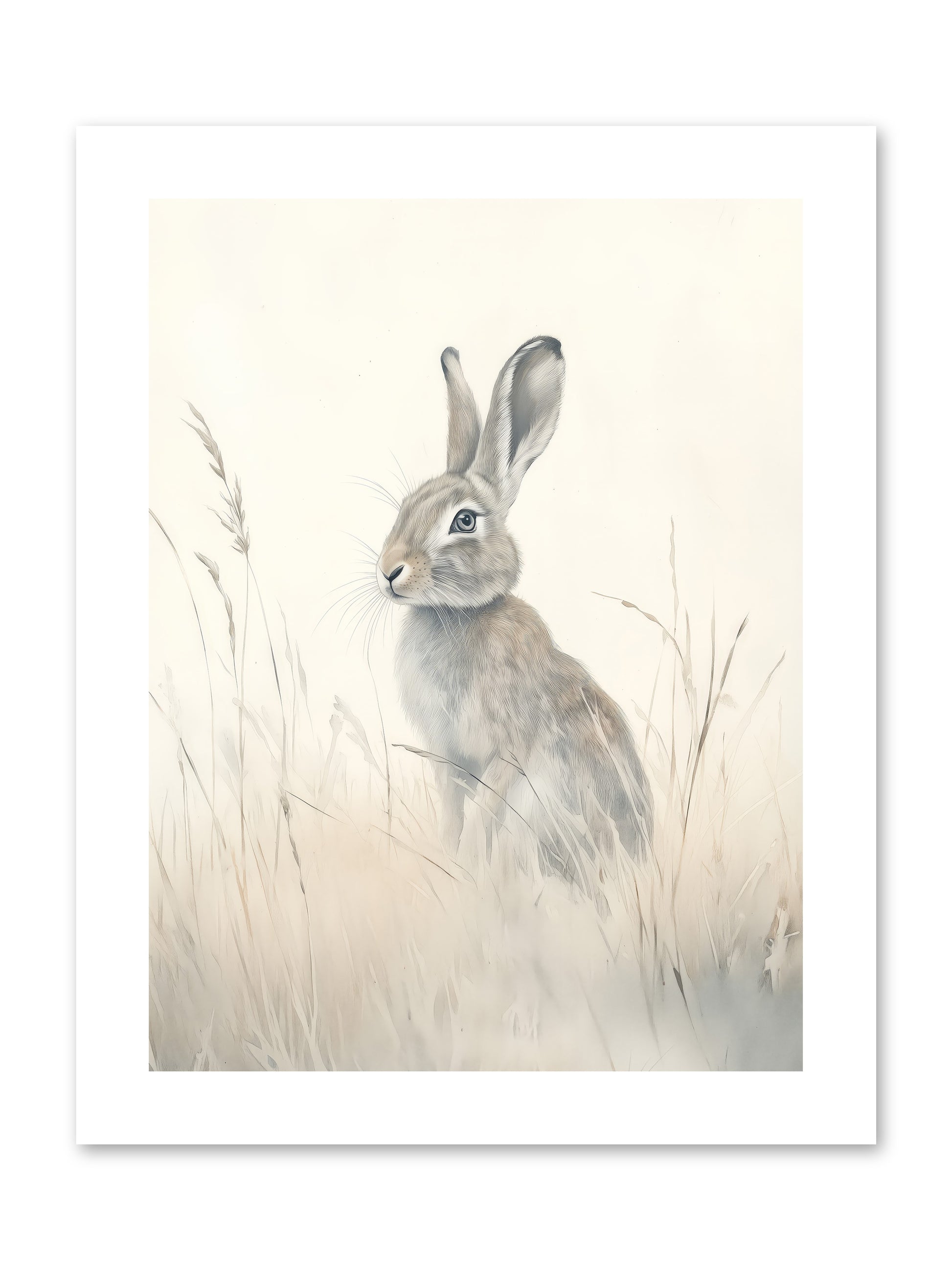 Quiet Visitor -- Paper Print 9x12