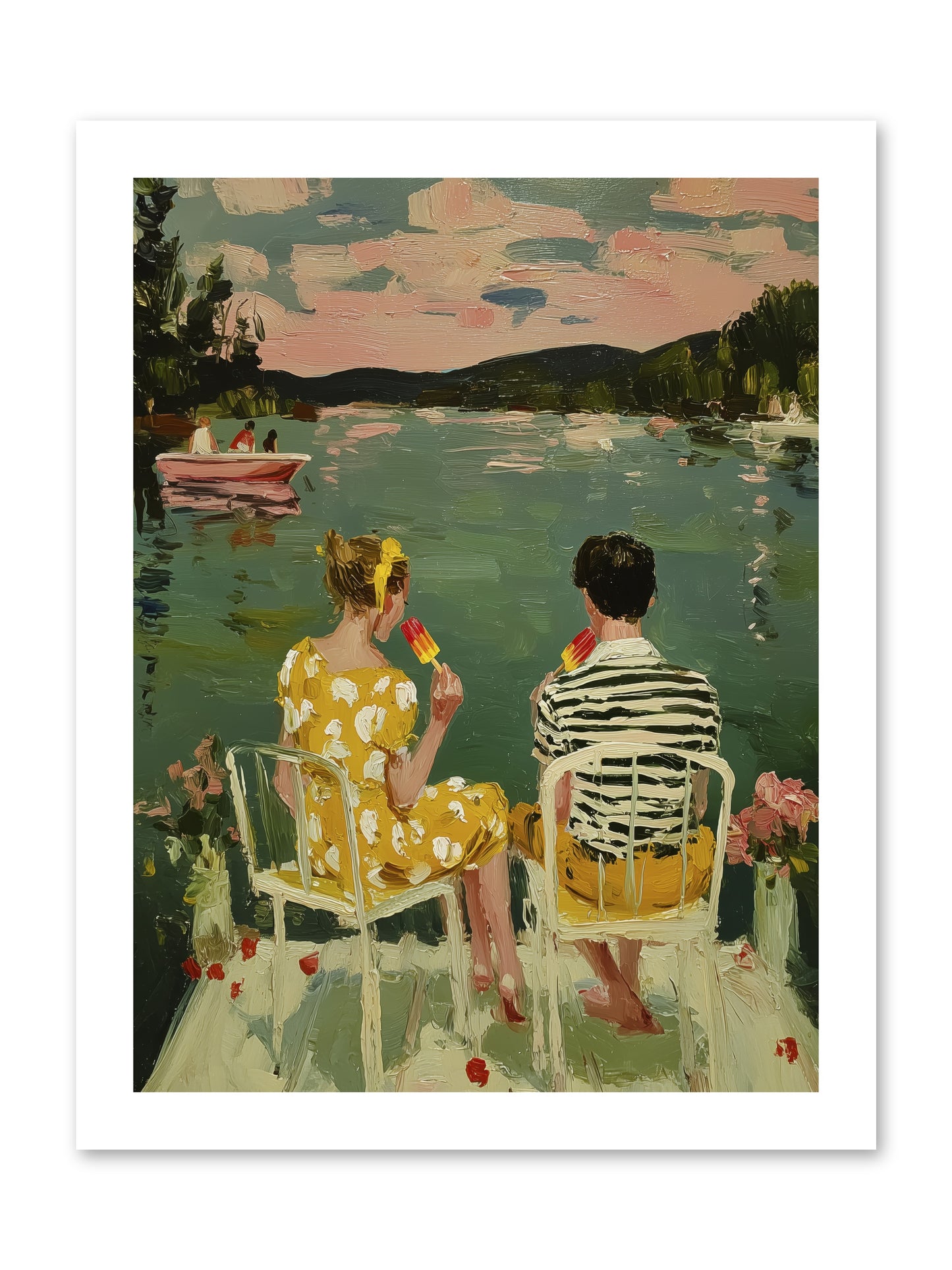 Quiet Waters -- Loose Canvas Print 12x16