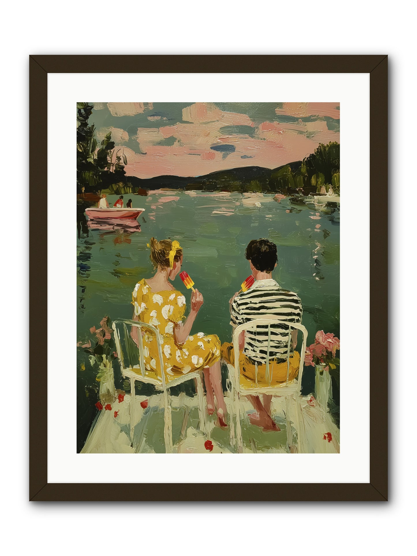 Quiet Waters -- Framed Print - Black 18x24