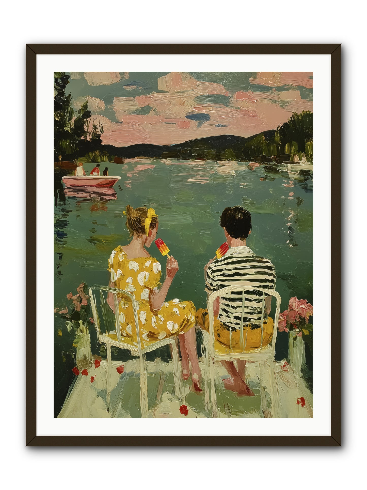Quiet Waters -- Framed Print - Black 30x40