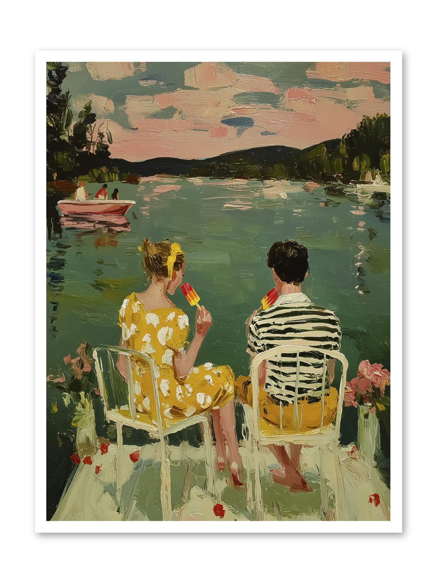 Quiet Waters -- Loose Canvas Print 30x40