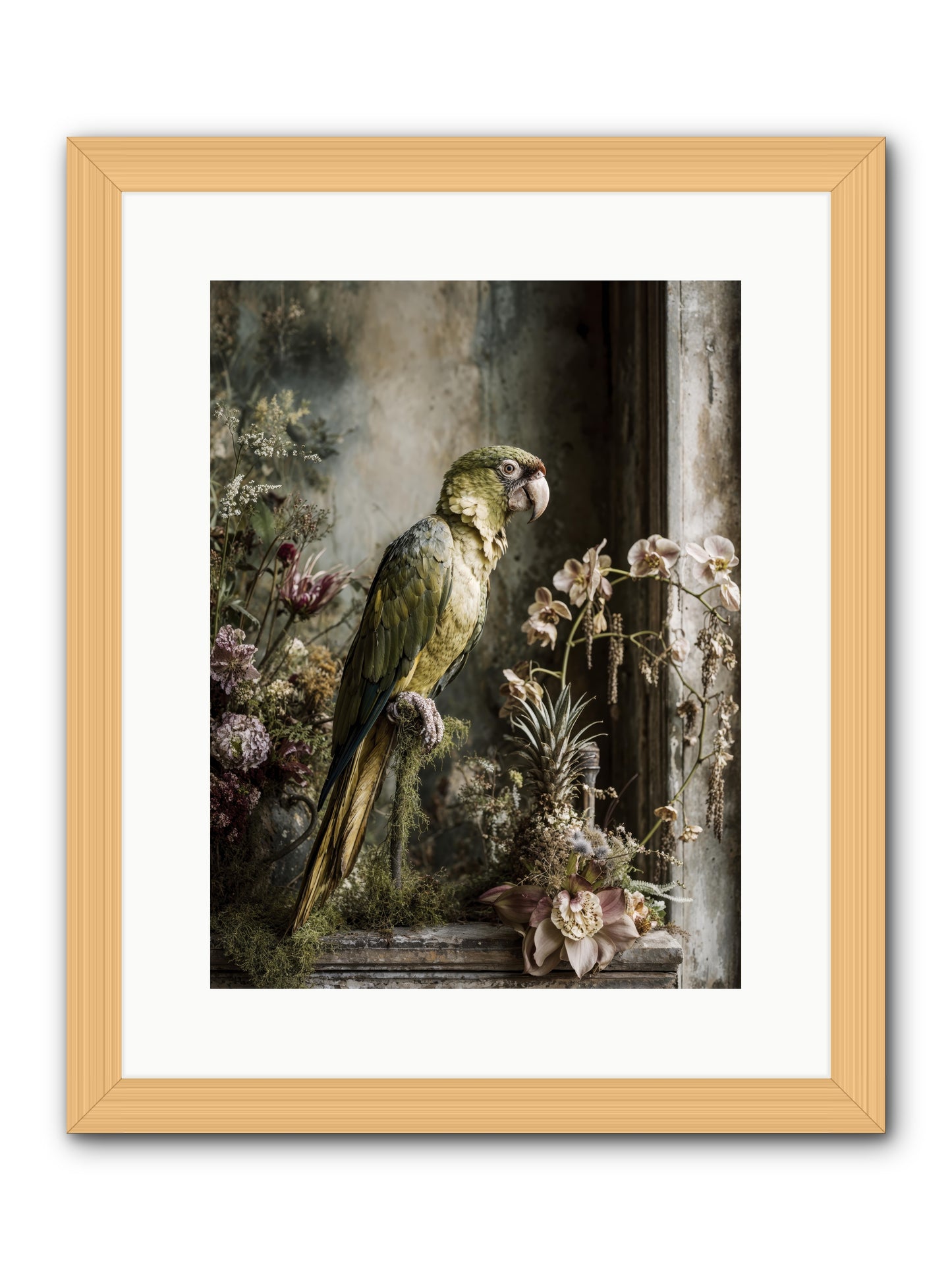 Quietude -- Framed Print - Natural 12x16