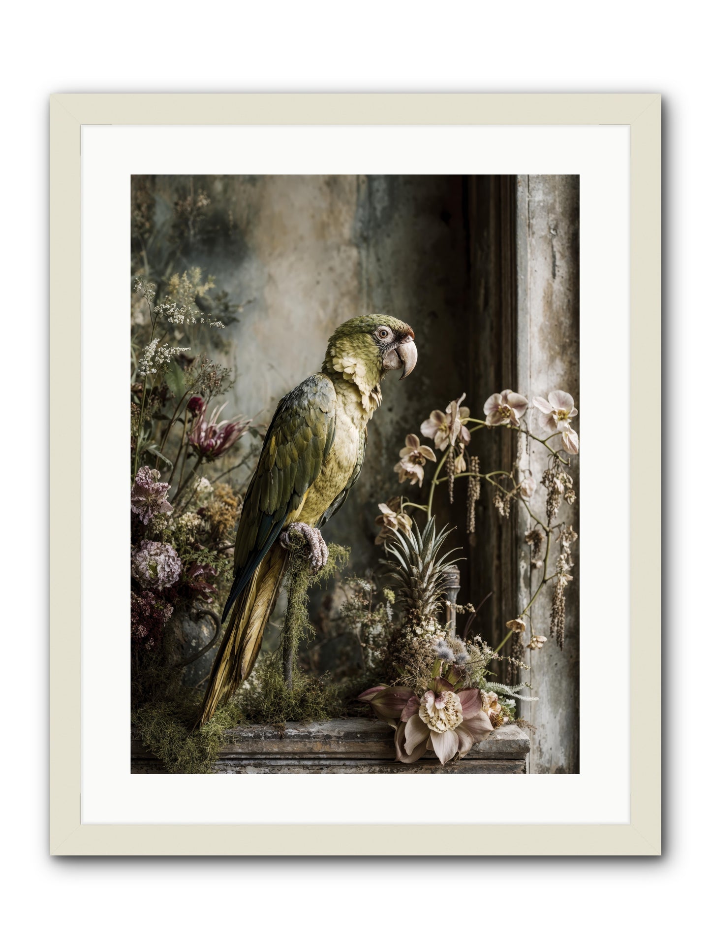 Quietude -- Framed Print - White 18x24