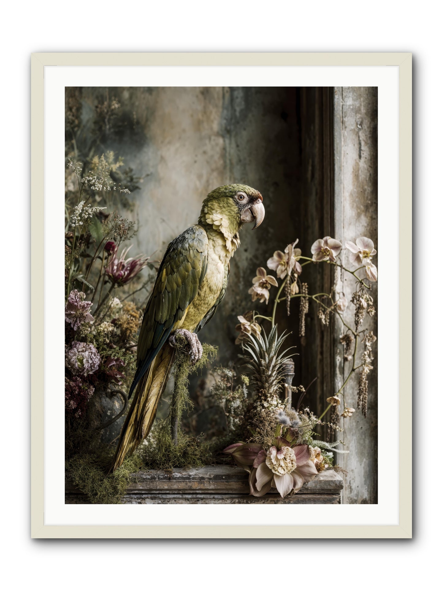 Quietude -- Framed Print - White 30x40