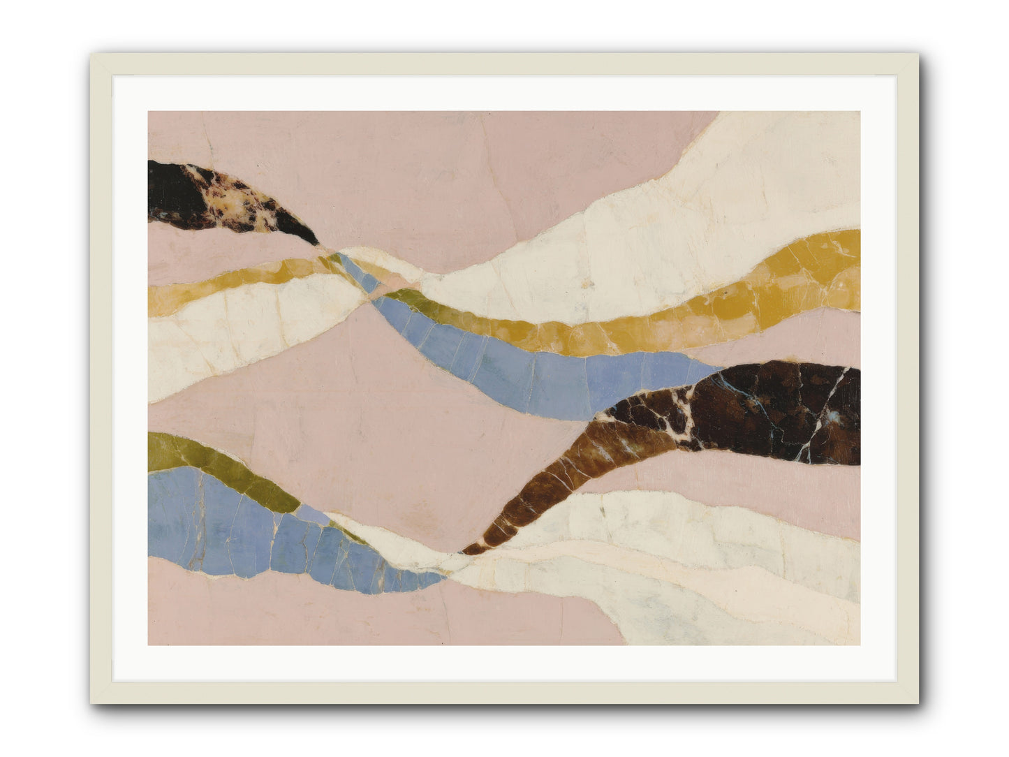 Quietude No.3 -- Framed Print - White 40x30