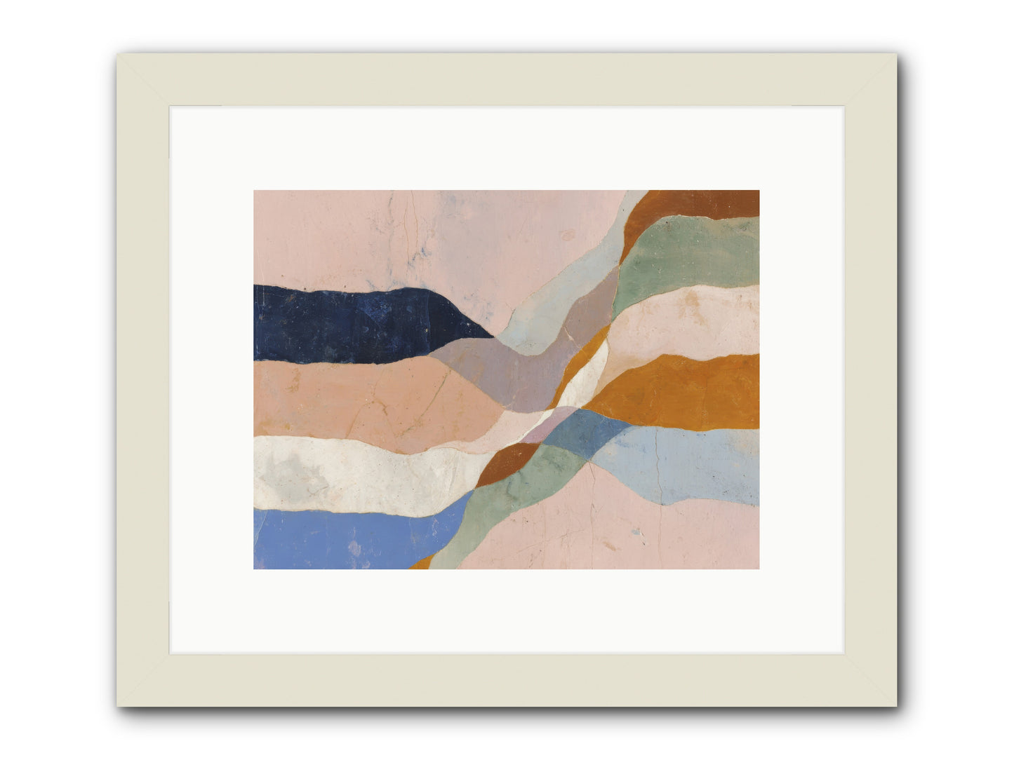Quietude No.4 -- Framed Print - White 12x9