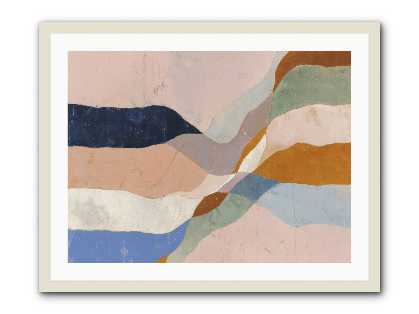Quietude No.4 -- Framed Print - White 32x24