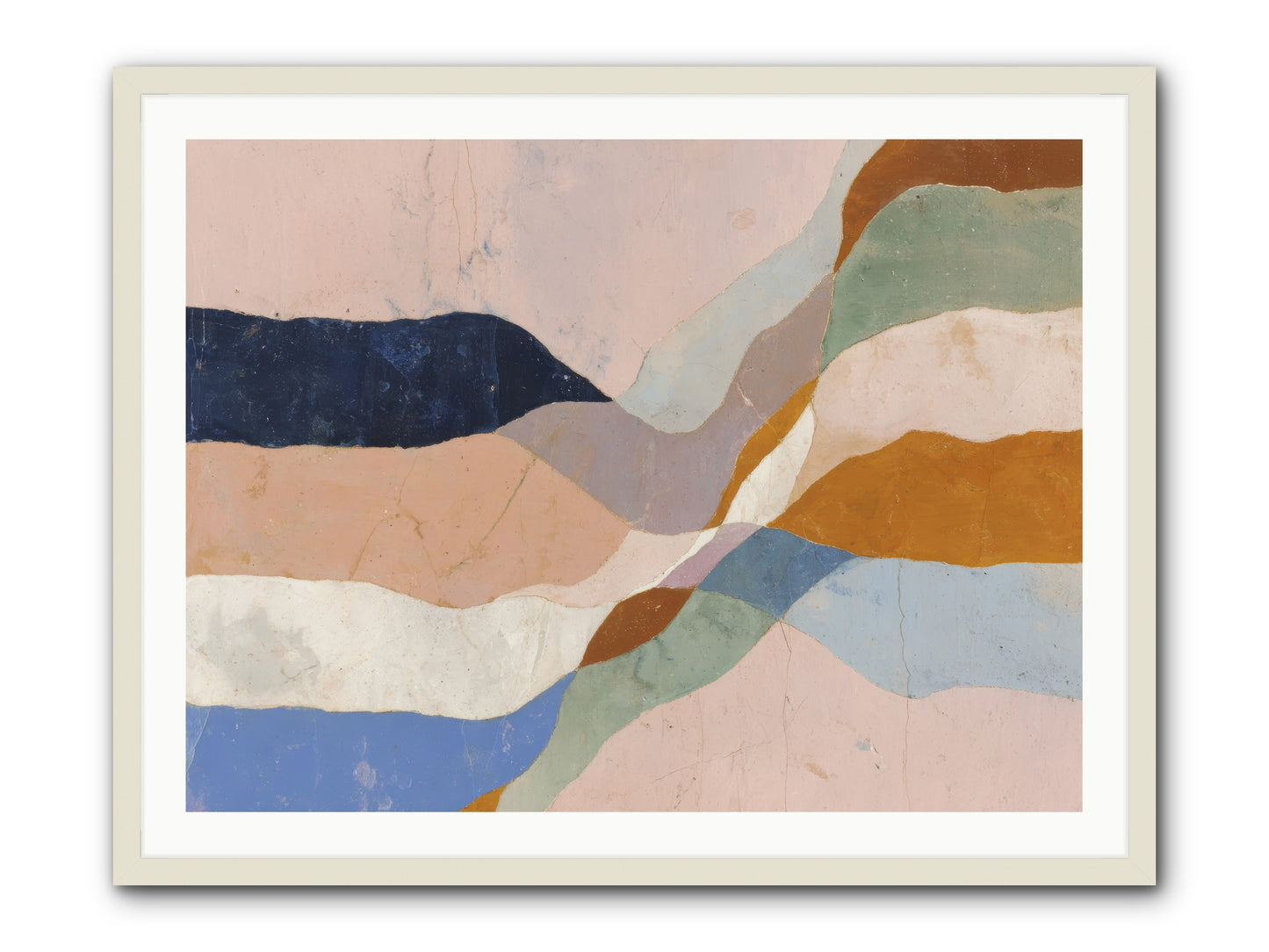 Quietude No.4 -- Framed Print - White 40x30