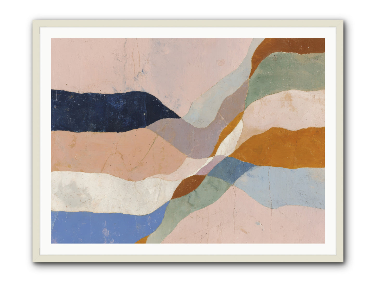 Quietude No.4 -- Framed Print - White 48x36