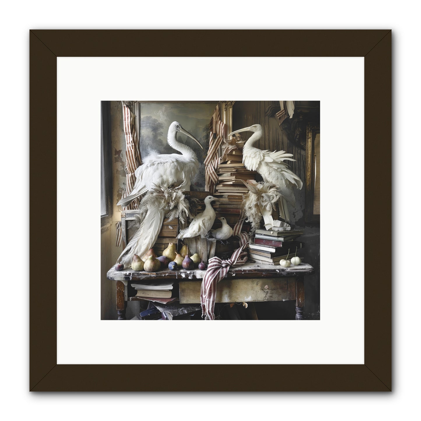 Quills Of Enchanted Epochs -- Framed Print - Black 10x10