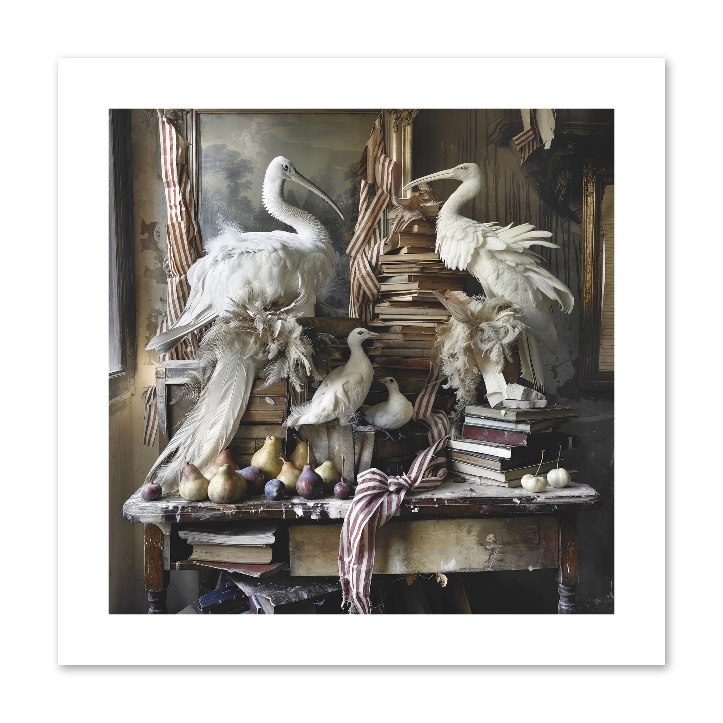 Quills Of Enchanted Epochs -- Loose Canvas Print 10x10