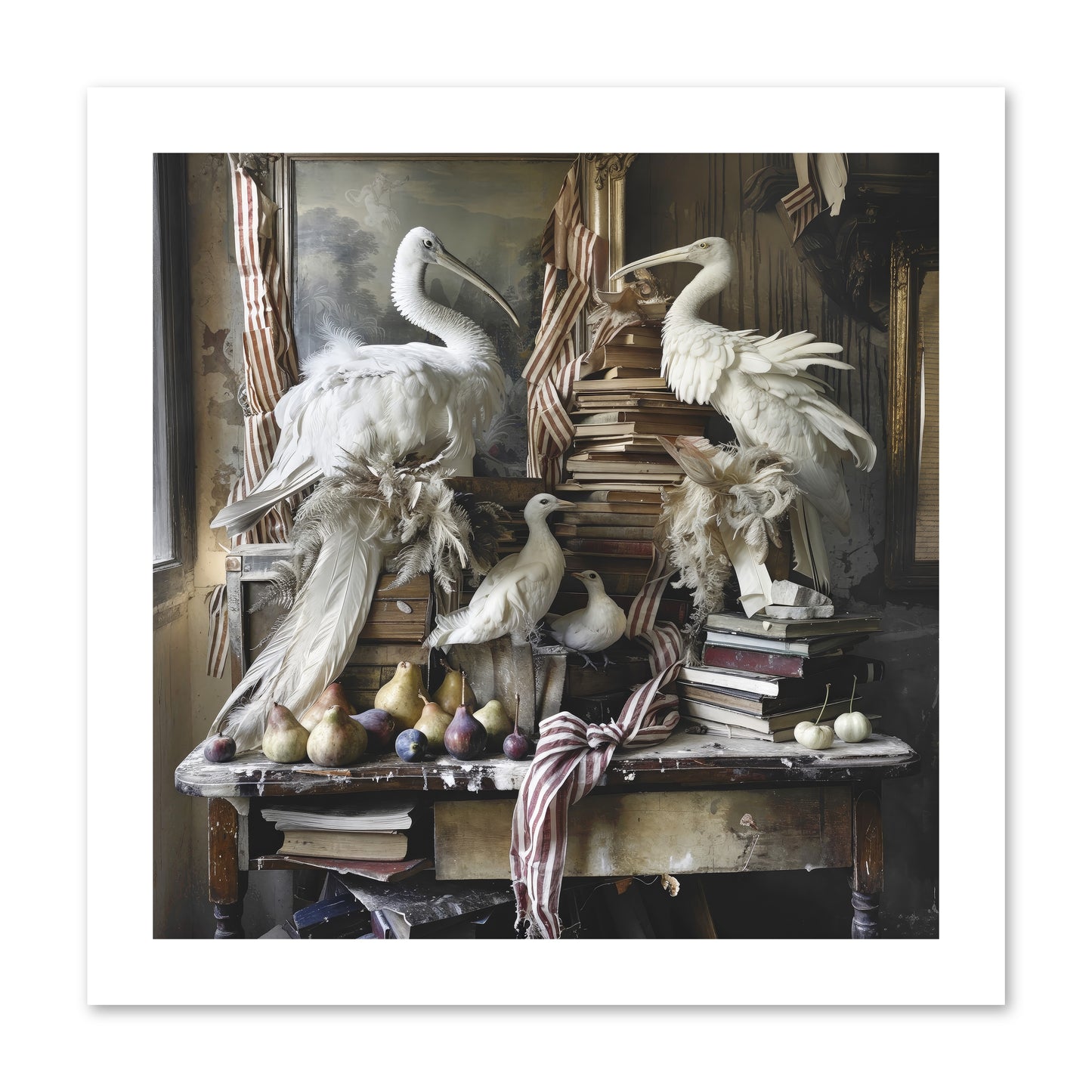 Quills Of Enchanted Epochs -- Loose Canvas Print 12x12