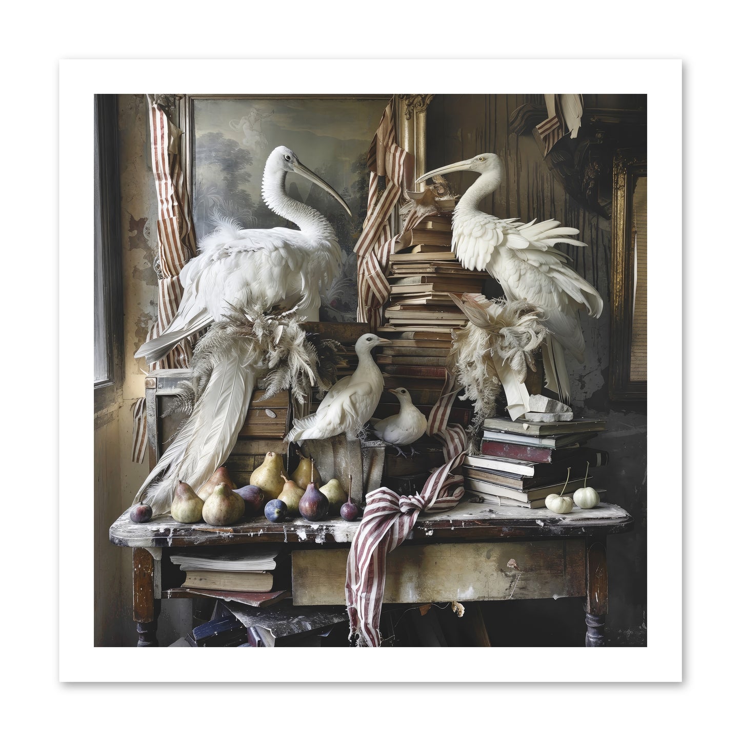 Quills Of Enchanted Epochs -- Loose Canvas Print 16x16