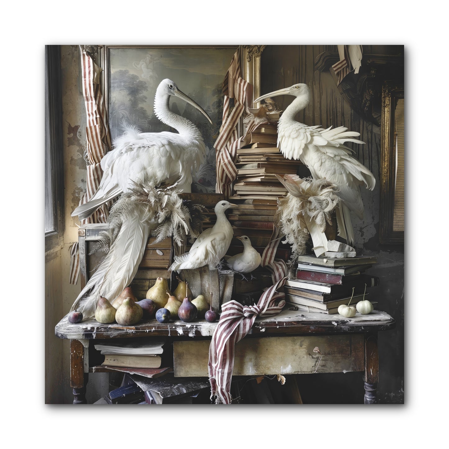 Quills Of Enchanted Epochs -- Wrapped Canvas 10x10