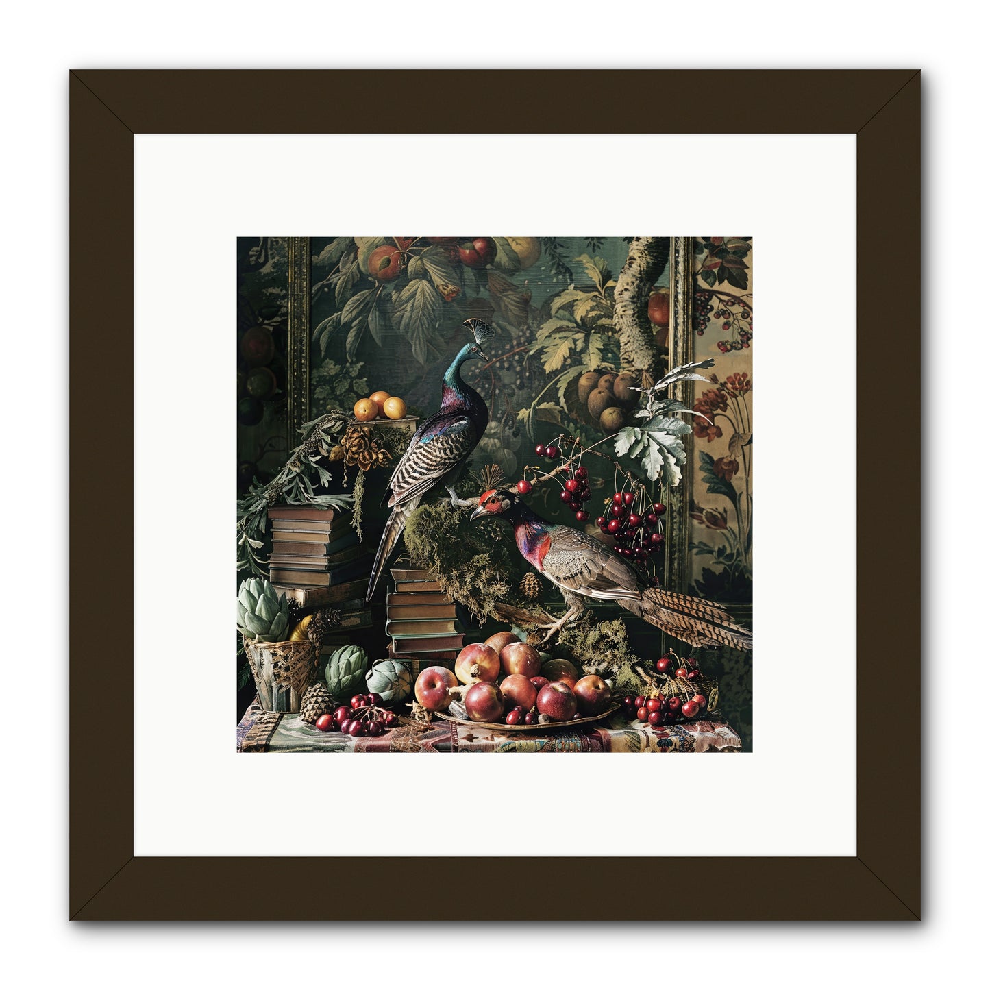 Quills Of The Lost Gardens -- Framed Print - Black 10x10