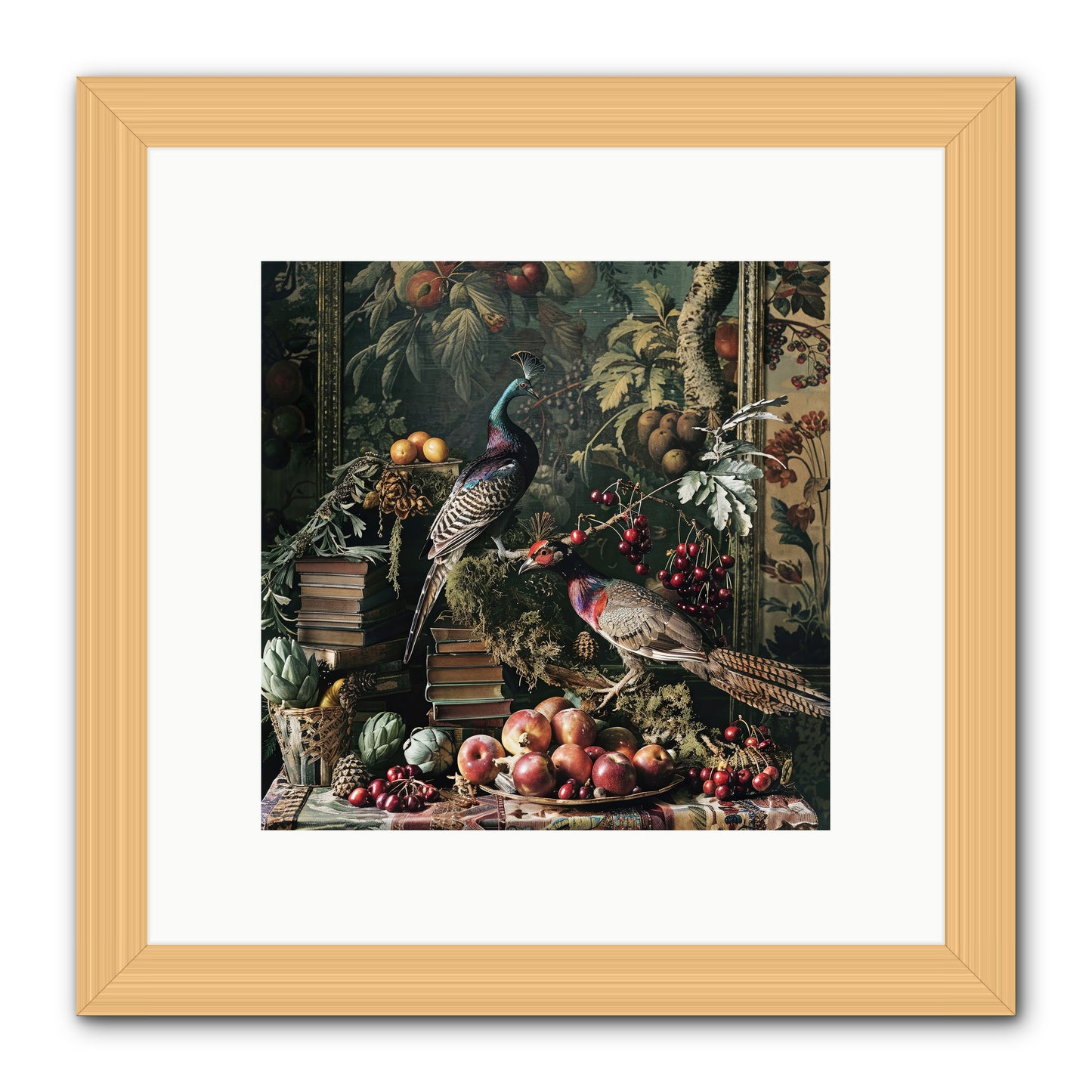 Quills Of The Lost Gardens -- Framed Print - Natural 10x10