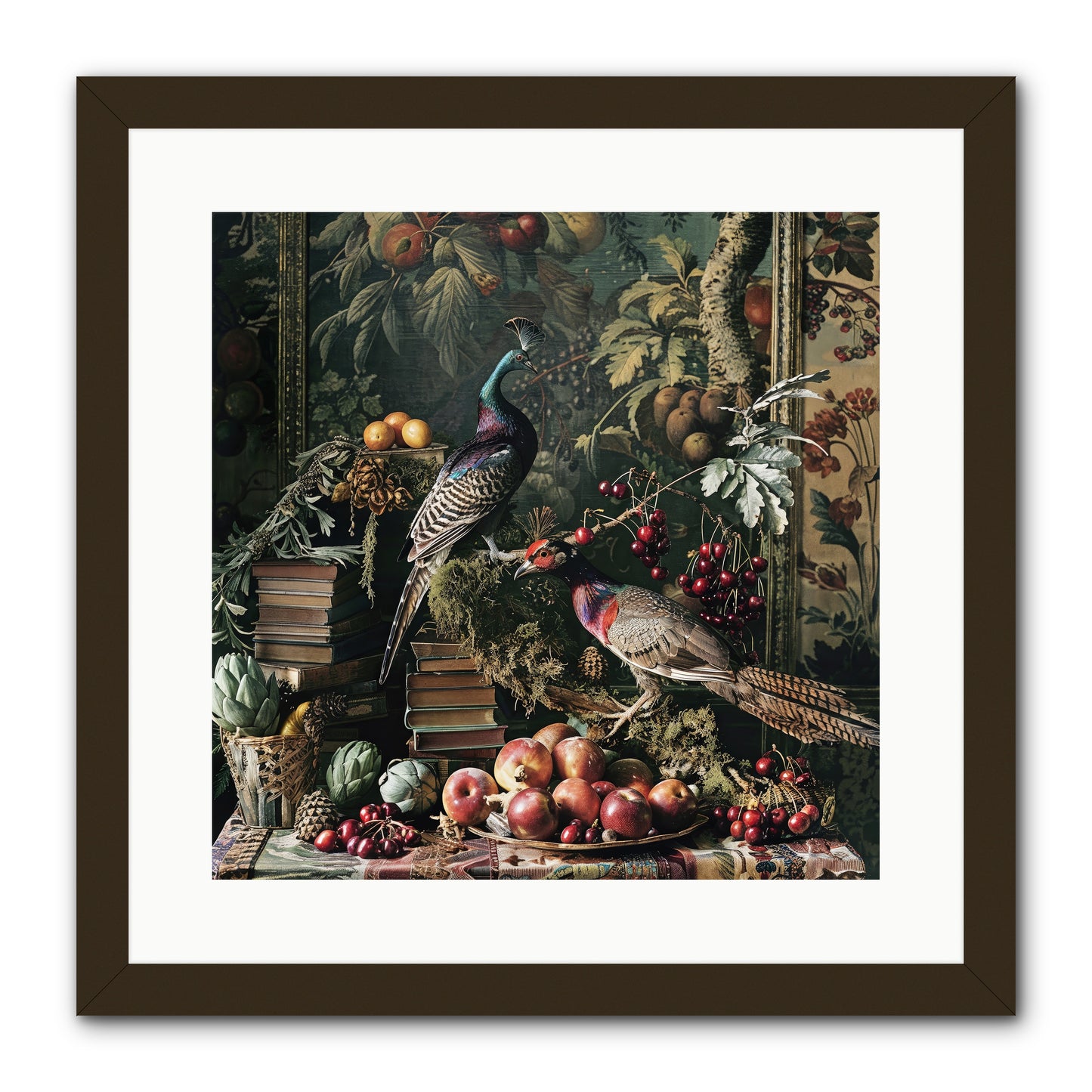 Quills Of The Lost Gardens -- Framed Print - Black 16x16