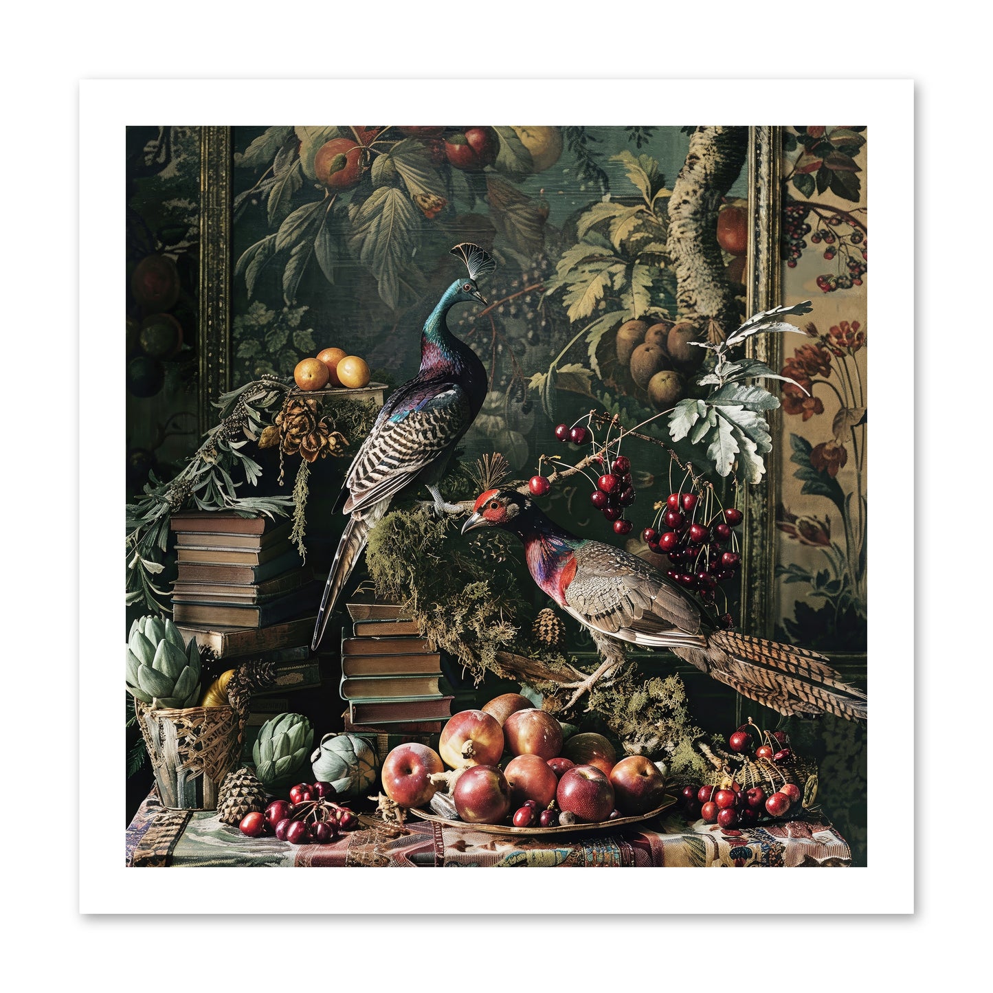 Quills Of The Lost Gardens -- Paper Print 16x16