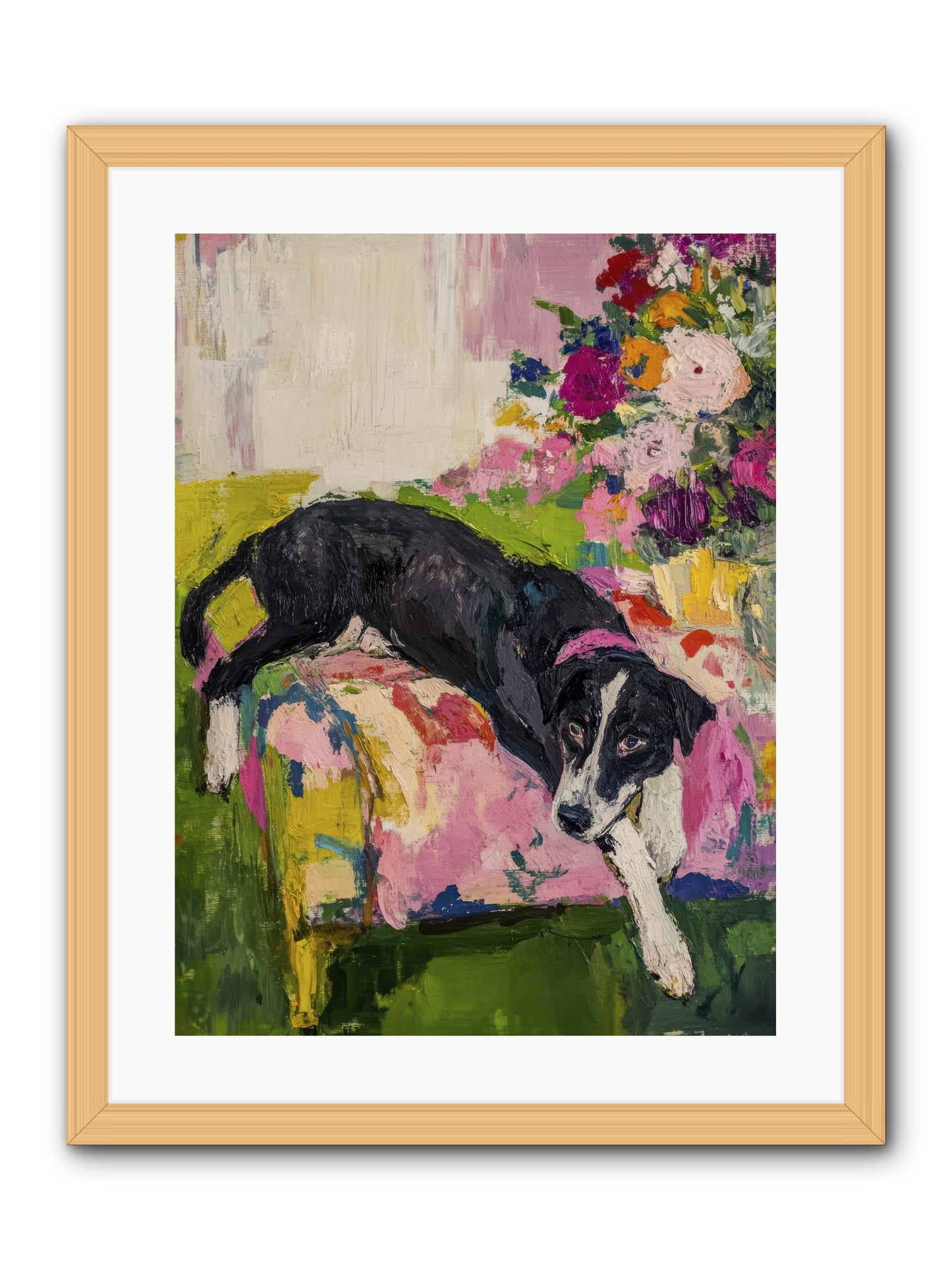 Quince -- Framed Print - Natural 18x24