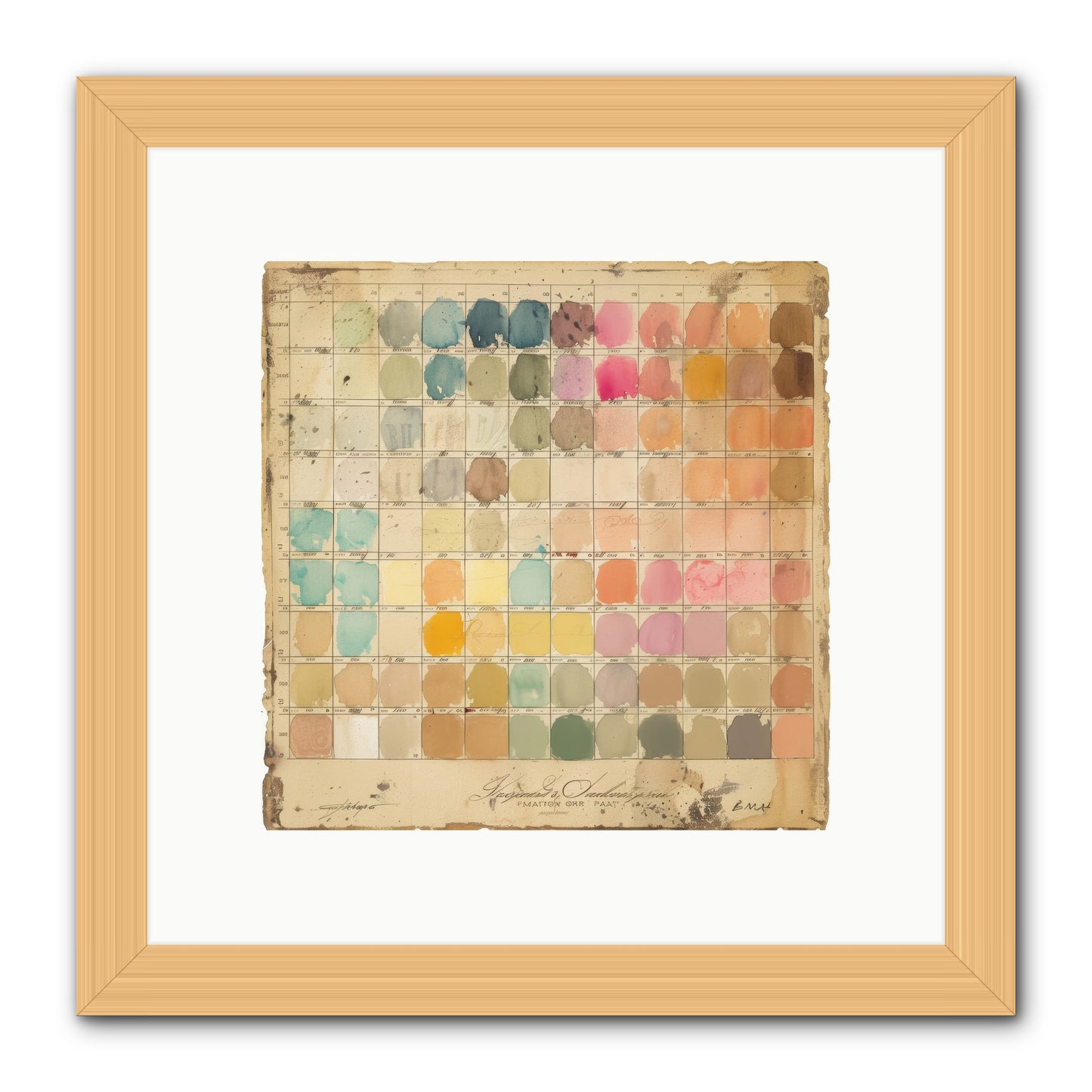 Quintessential -- Framed Print - Natural 10x10