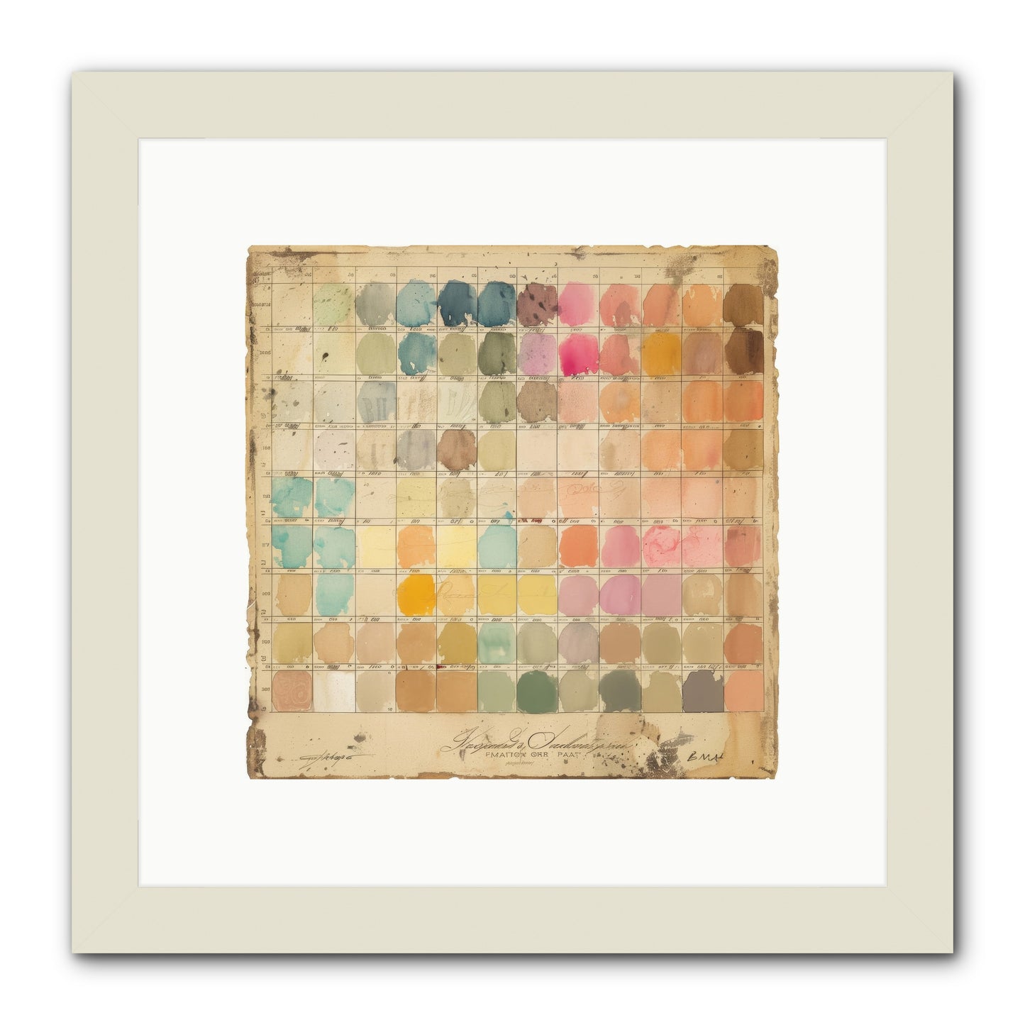 Quintessential -- Framed Print - White 10x10