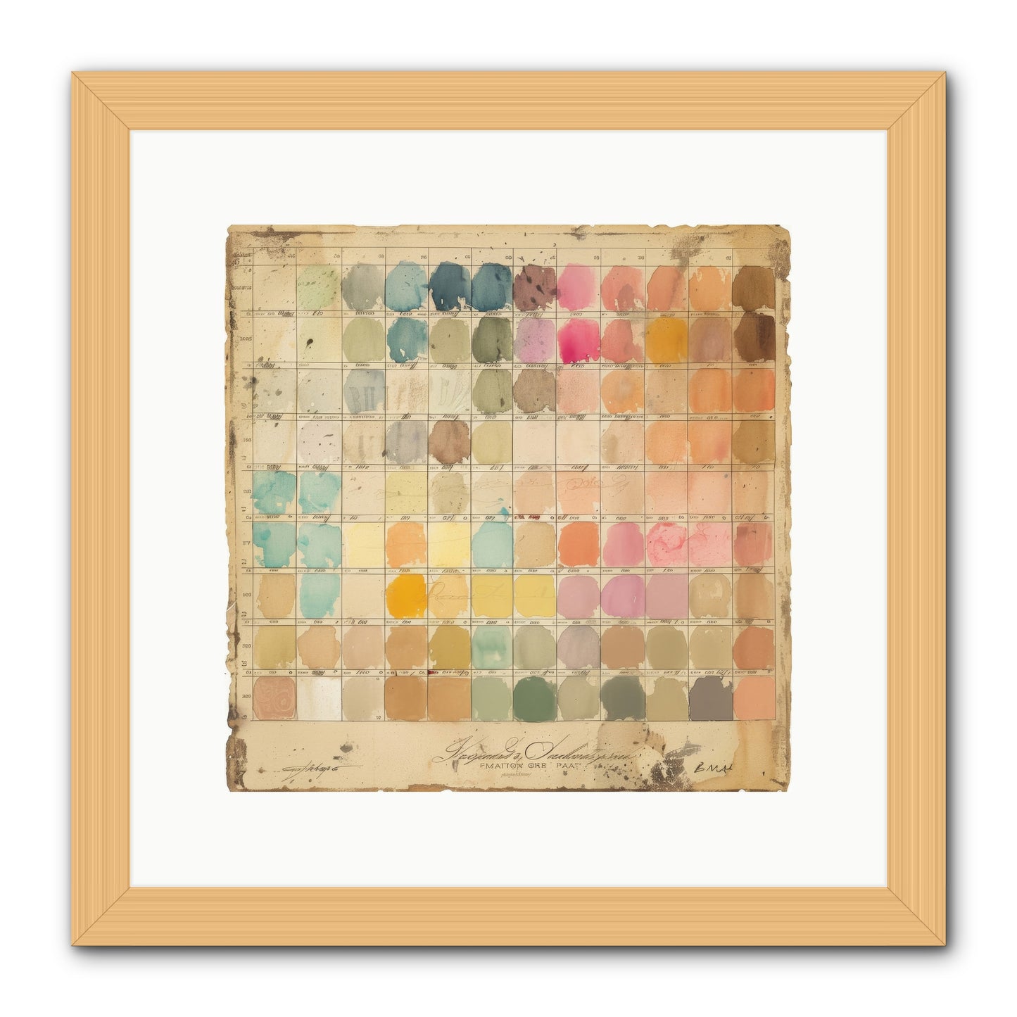 Quintessential -- Framed Print - Natural 12x12