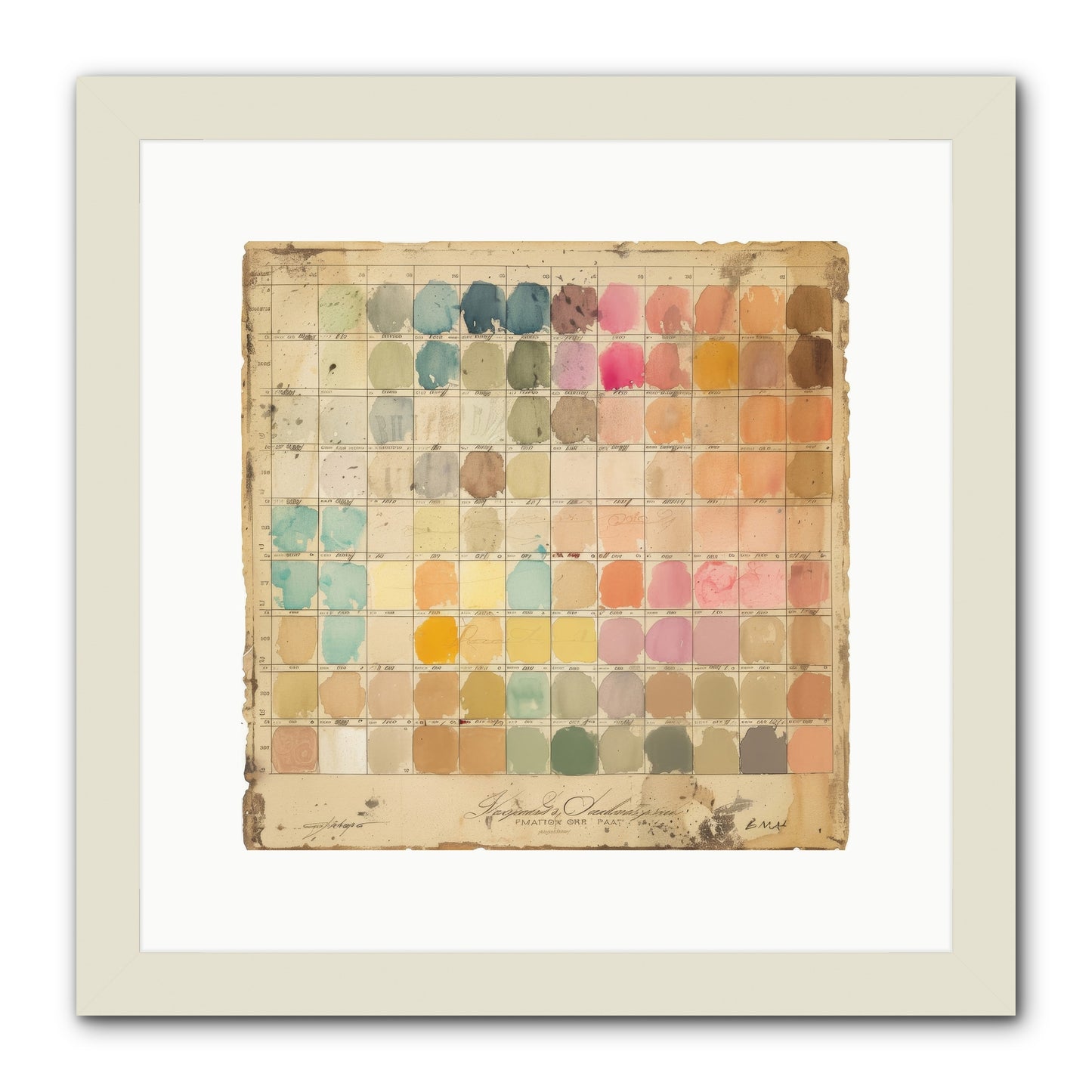 Quintessential -- Framed Print - White 12x12